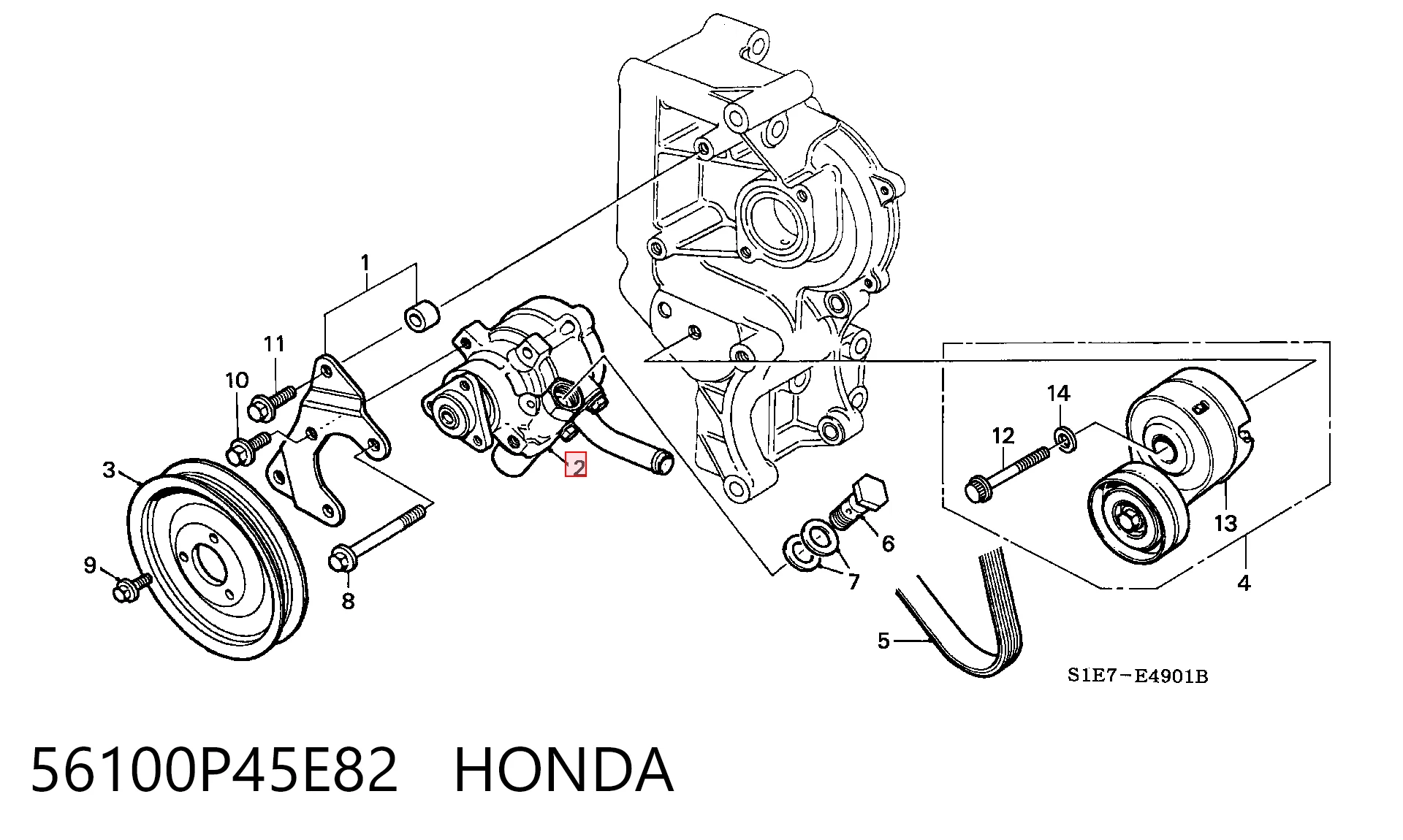 Bomba de dirección asistida  Honda Accord V sedán (CC7) (1993 - 1996) precio, desde 25,71 EUR
