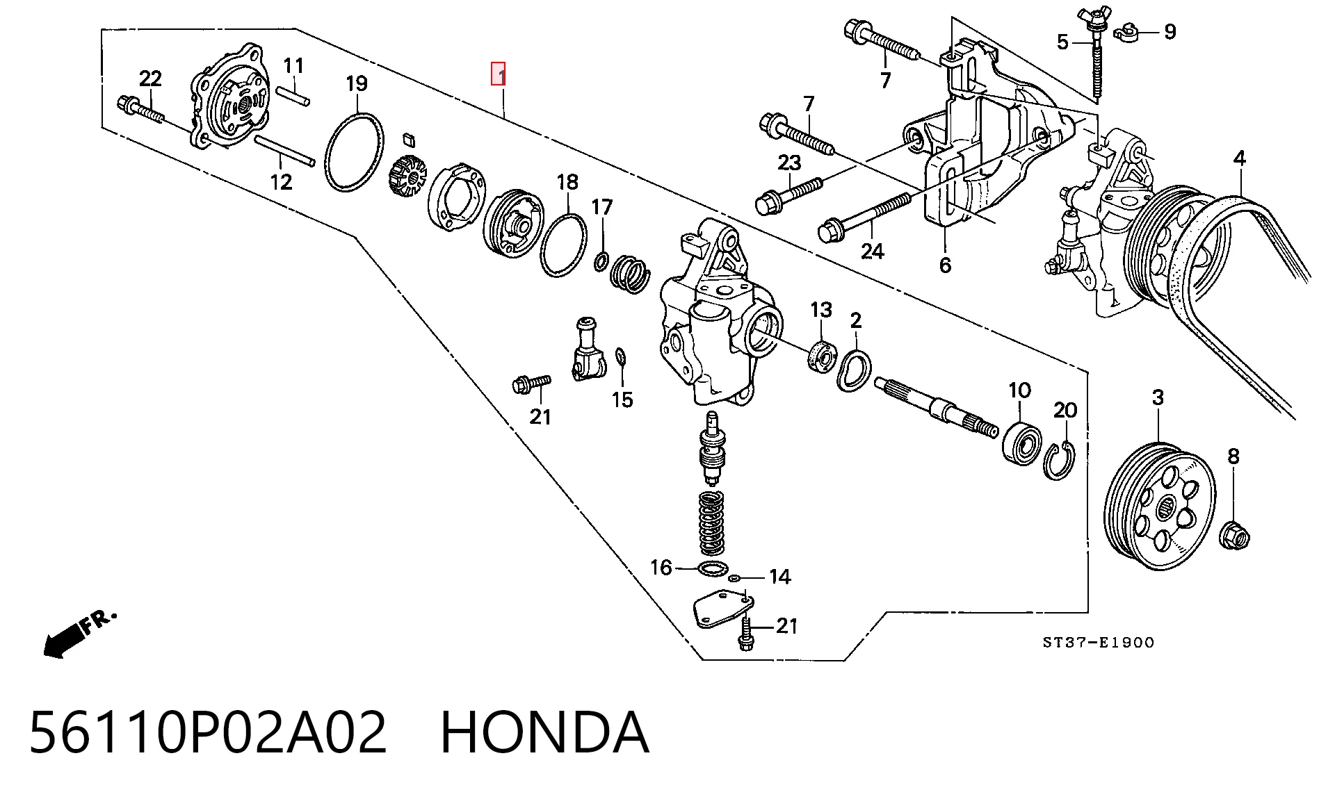 Comprar Bomba de dirección Honda Civic IV ED, EF