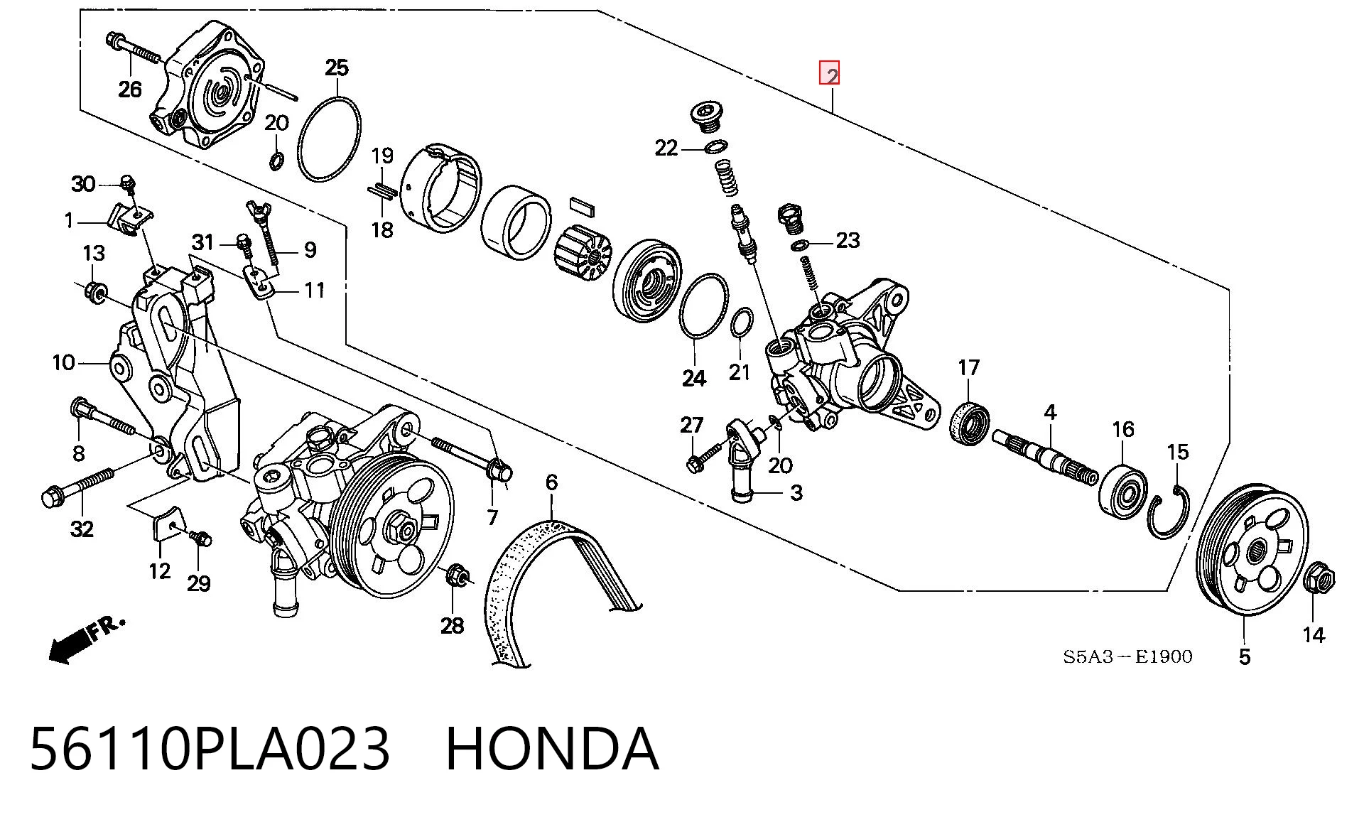 Comprar Bomba de dirección Honda Civic VII EM