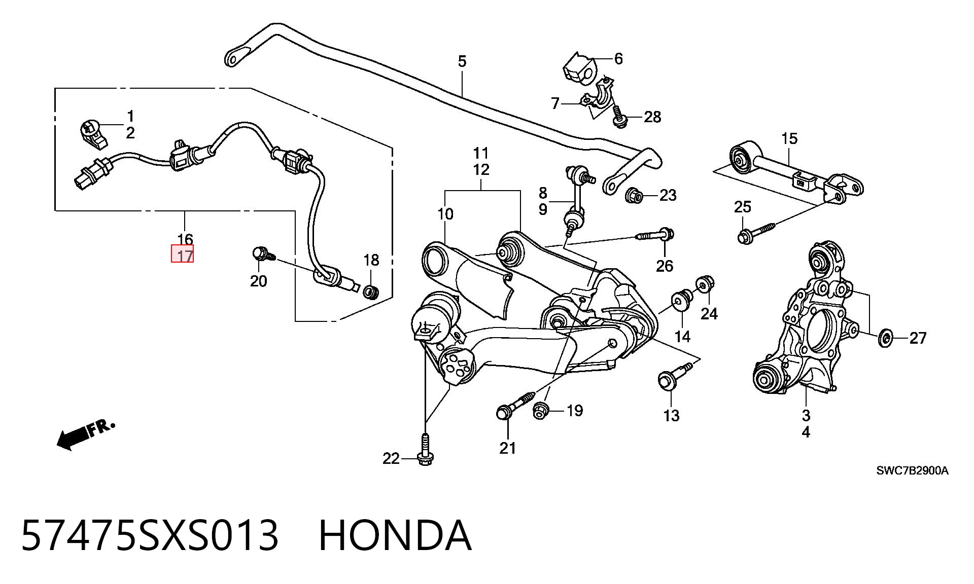 57475SXS013 Honda