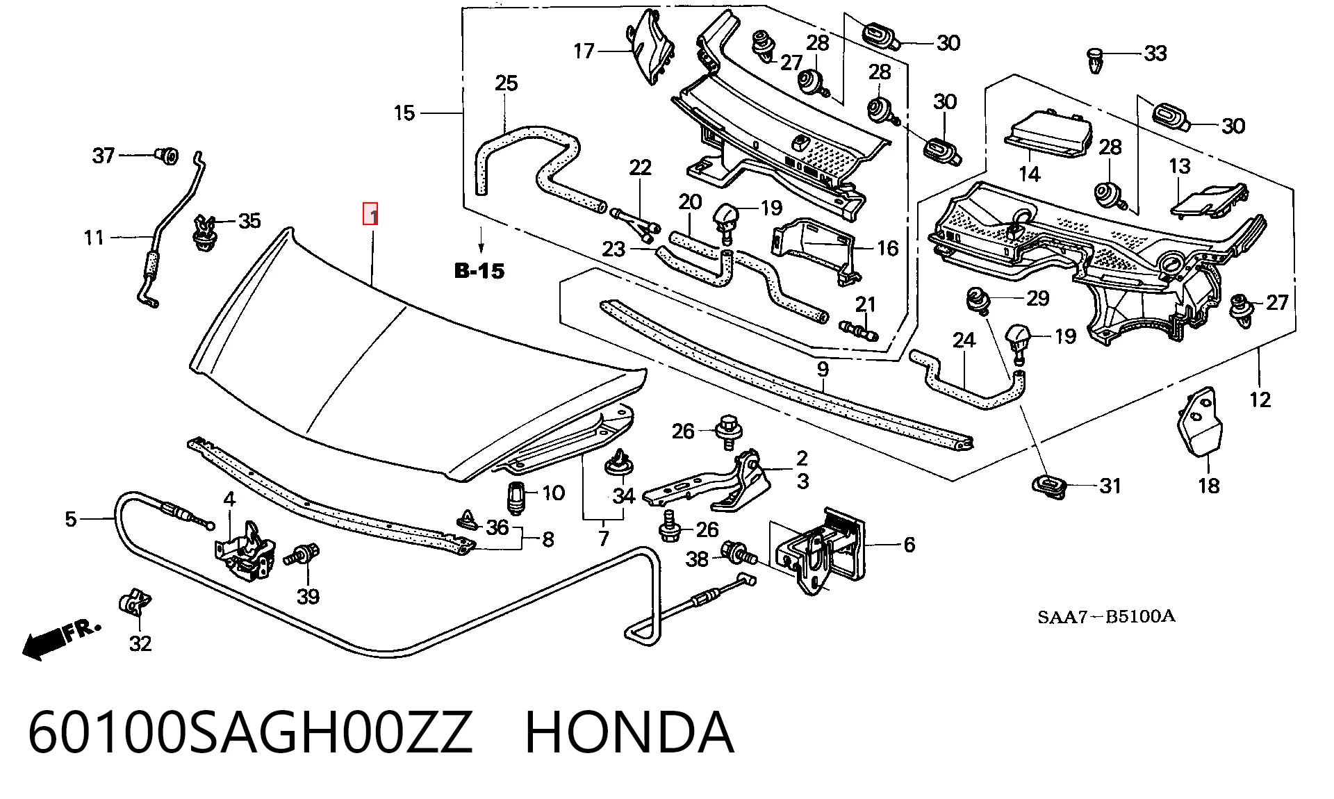 Capot Honda Jazz 