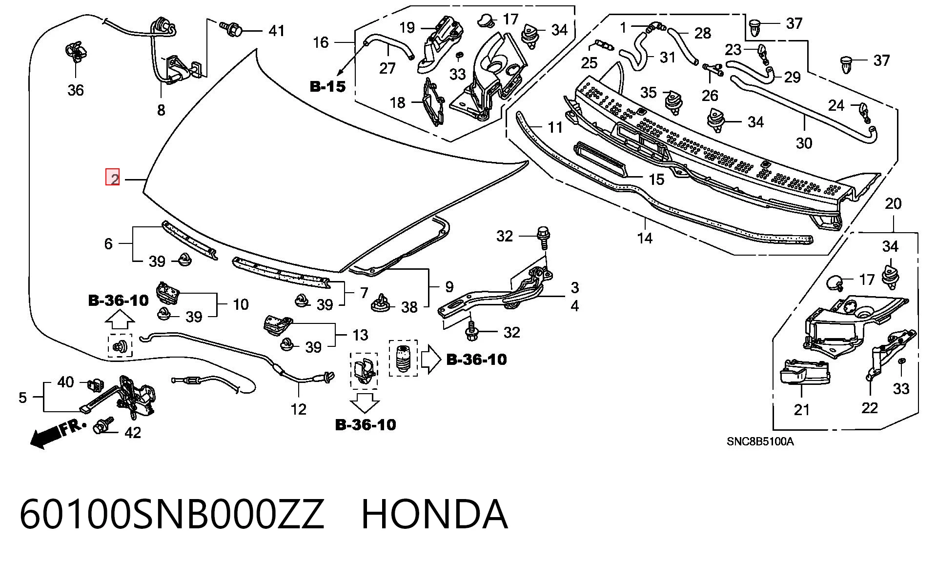 Comprar Capot Civic VIII FD, FA