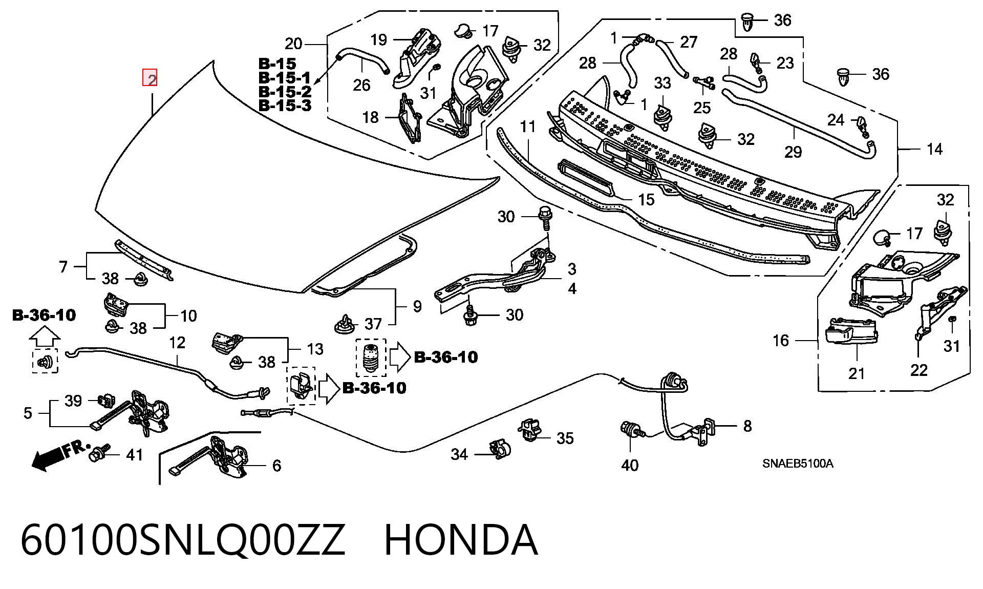 Capó del motor Honda Civic VIII sedán (FD, FA) (2005 - 2013) precio, desde 126,56 EUR