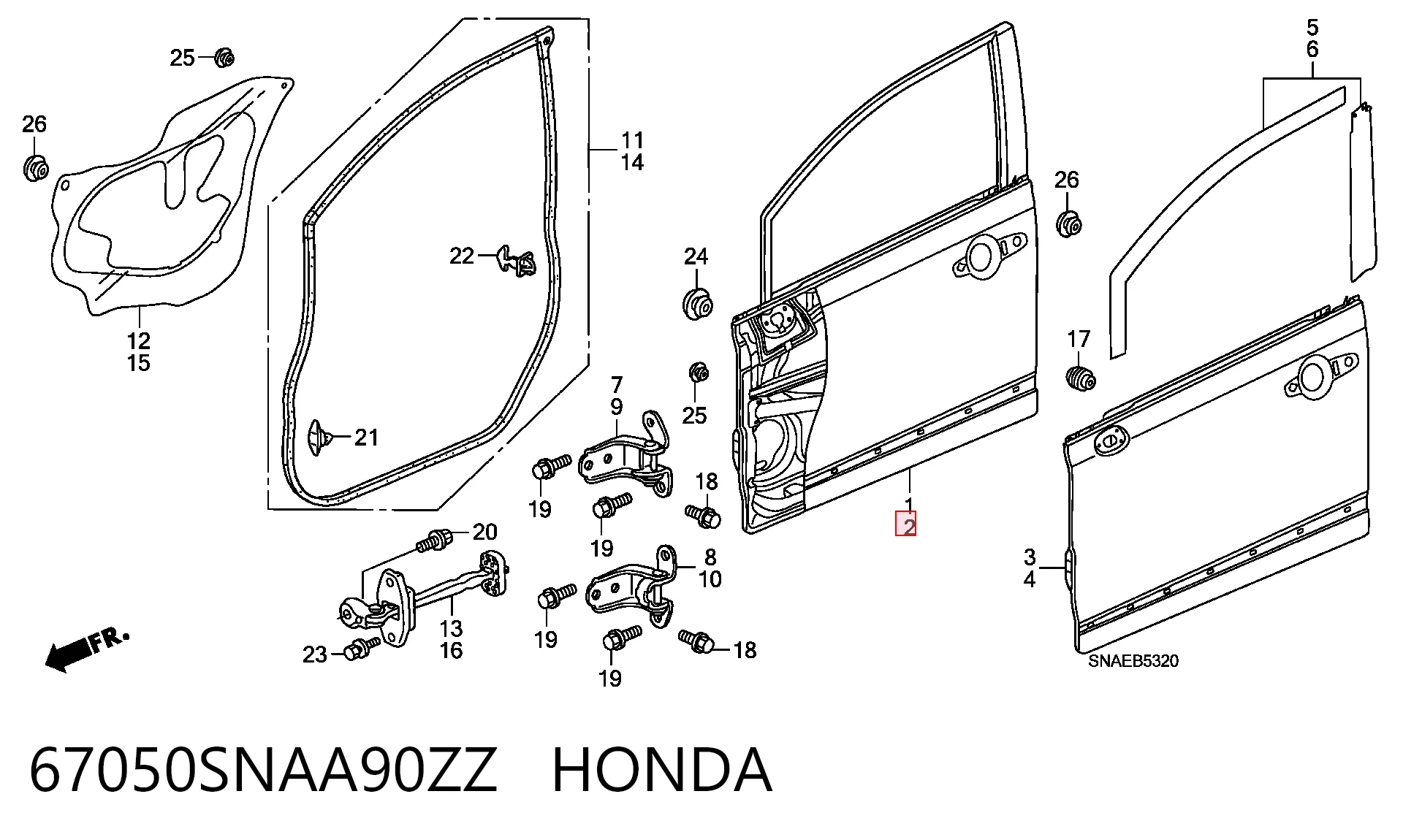 67050SNAA90ZZ Honda
