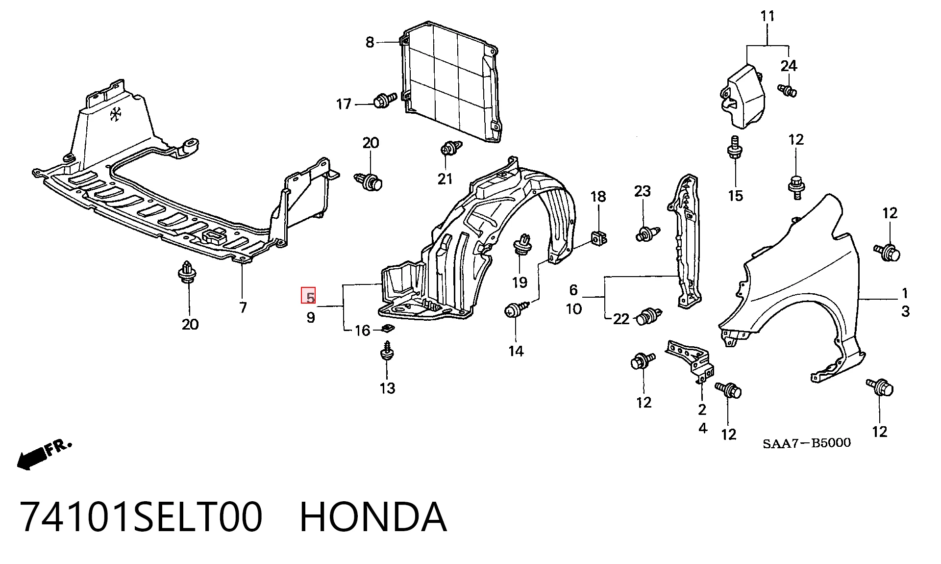  Paso rueda Honda Jazz 