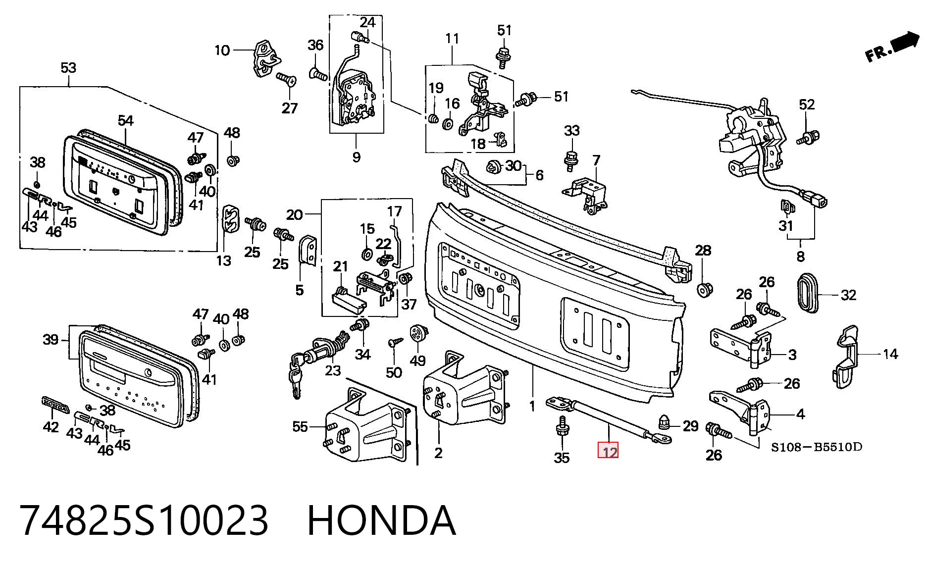 74825S10023 Honda