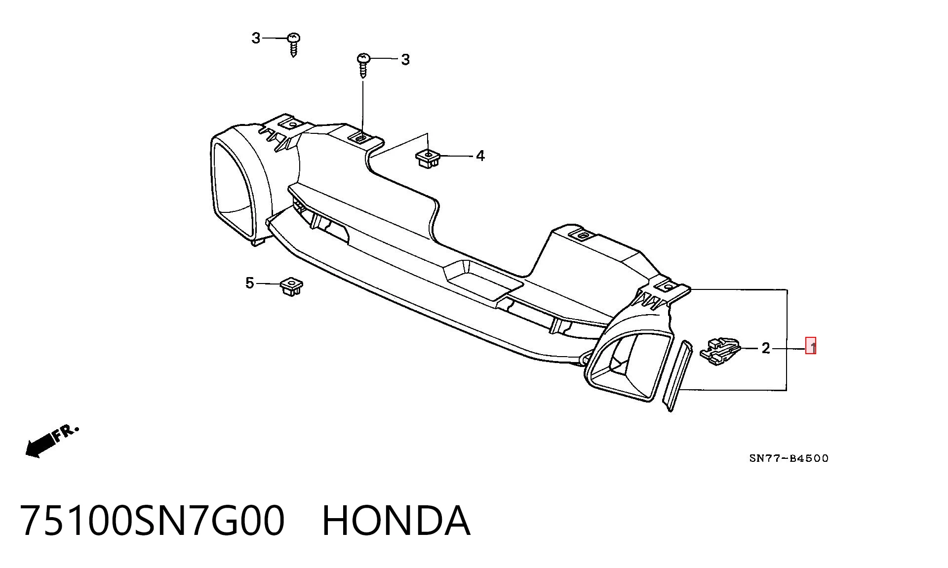 Comprar Parrilla del radiador Honda Accord V CC7 a bajo precio