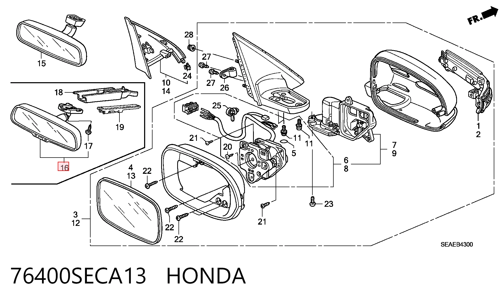 76400SECA13 Honda