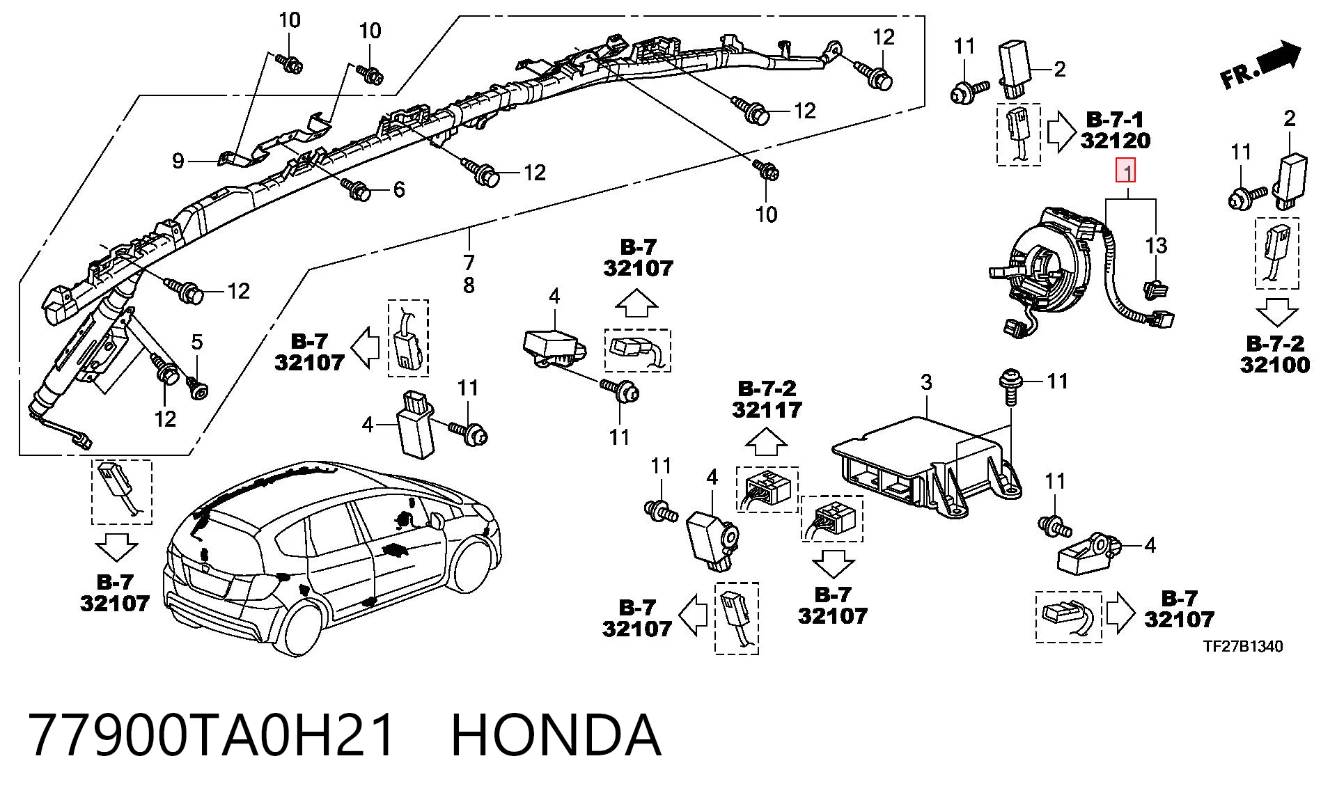 Anillo AIRBAG del volante Honda Accord VIII sedán comprar en España