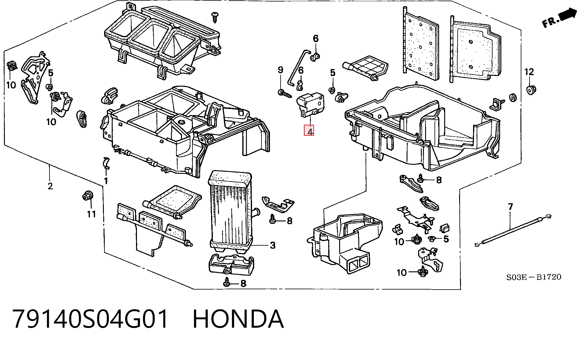 79140S04G01 Honda 