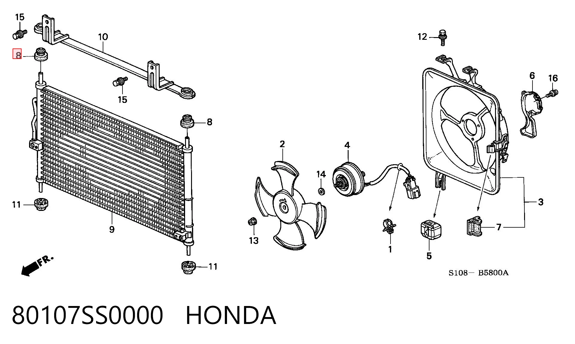 80107SS0000 Honda
