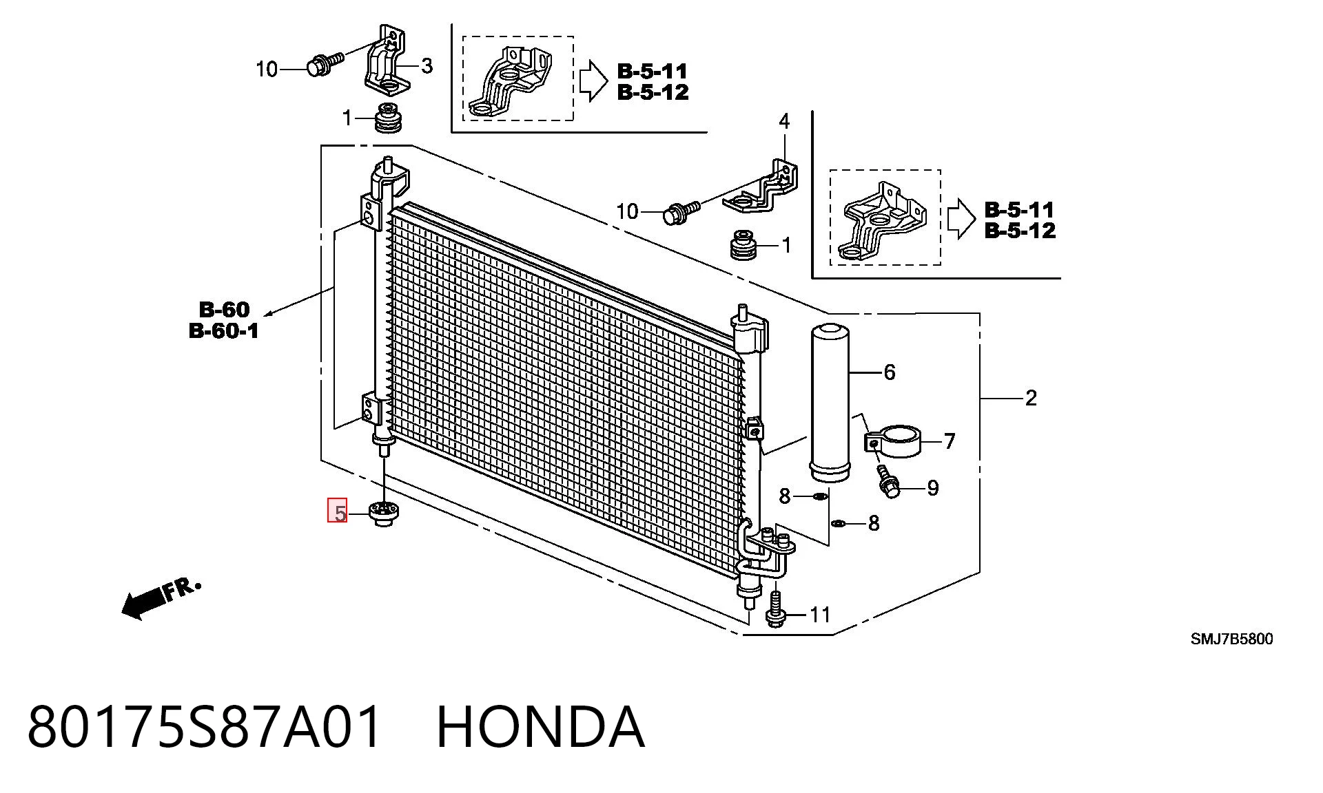 80175S87A01 Honda