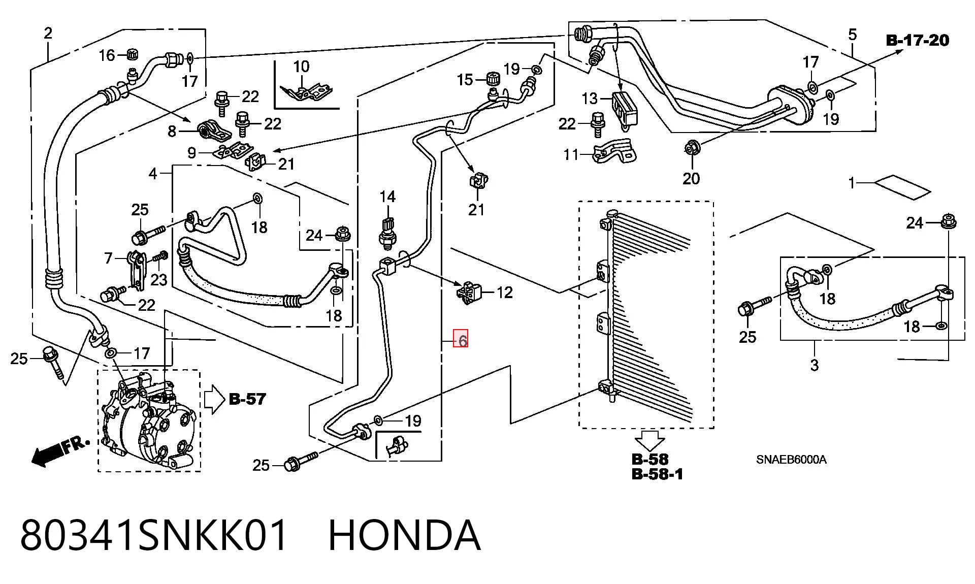 80341SNKK01 Honda