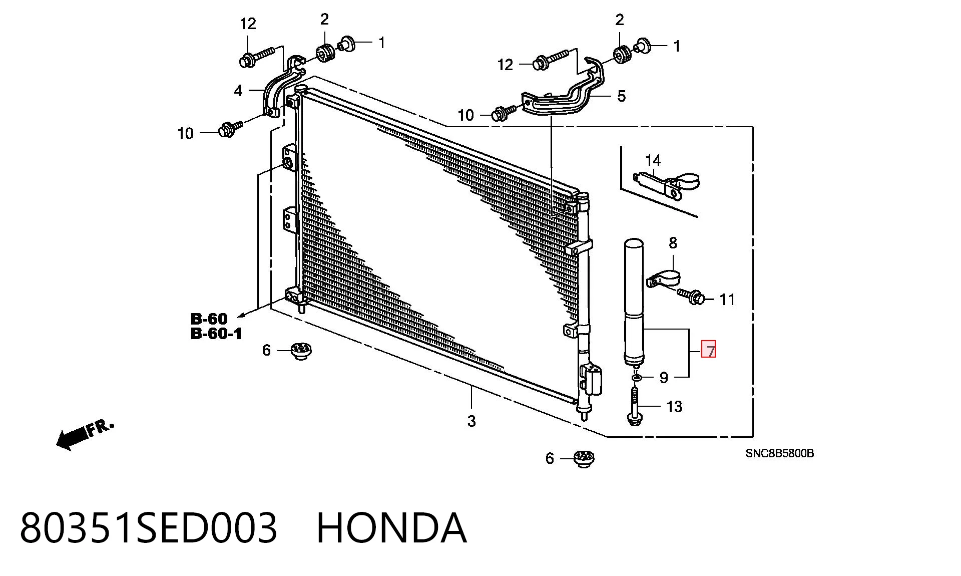 80351SED003 Honda