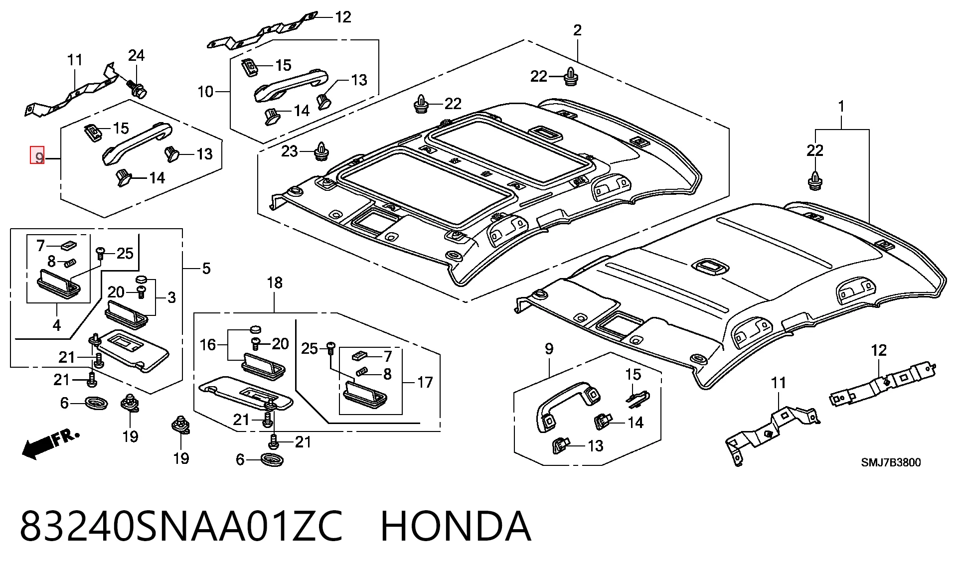 83240SNAA01ZC Honda