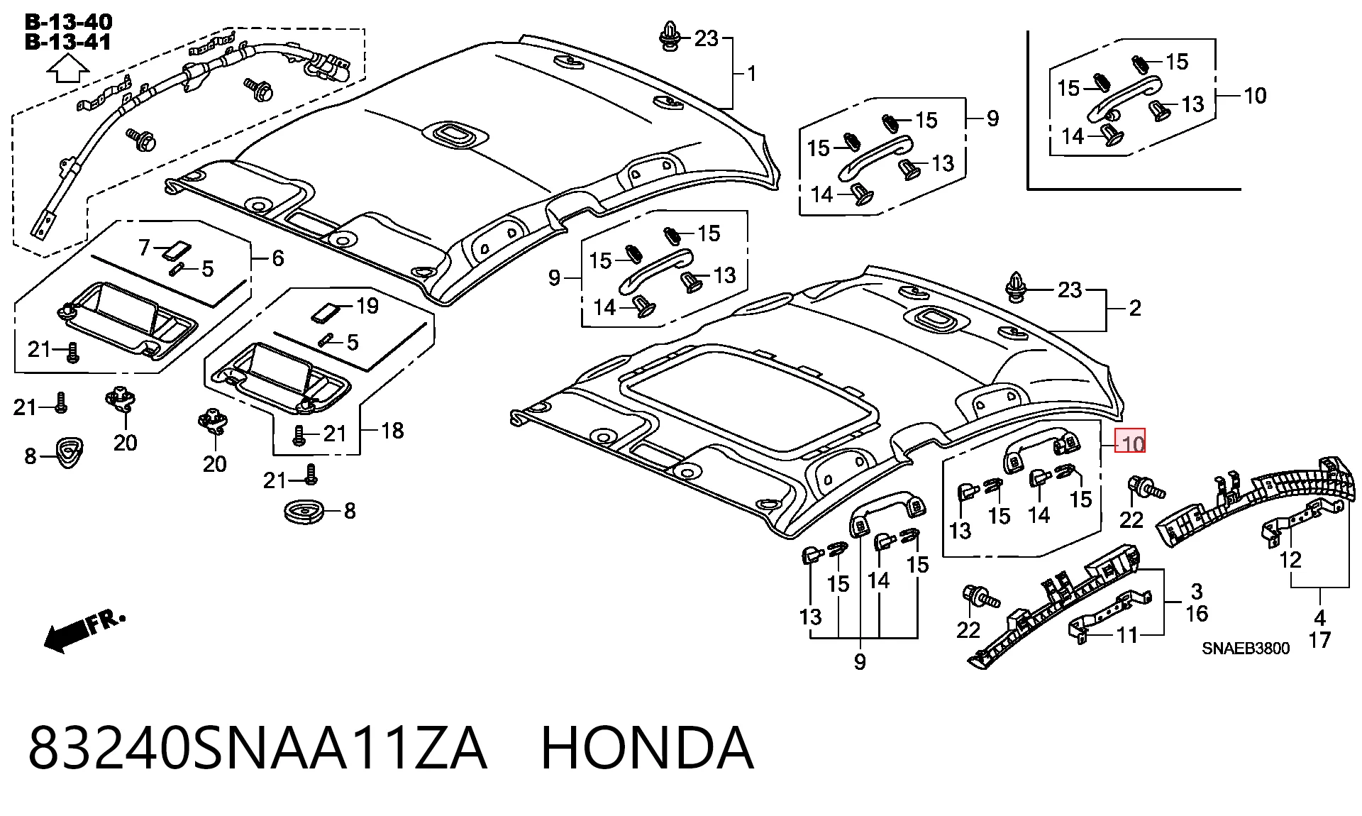 83240SNAA11ZA Honda