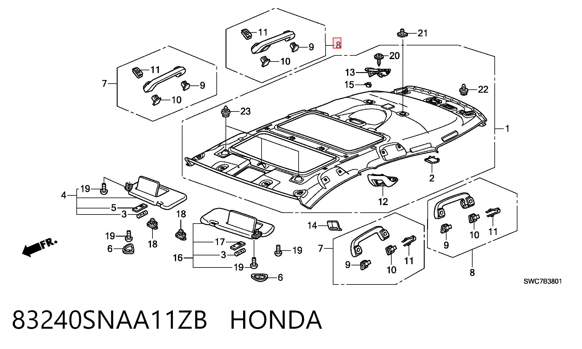 83240SNAA11ZB Honda