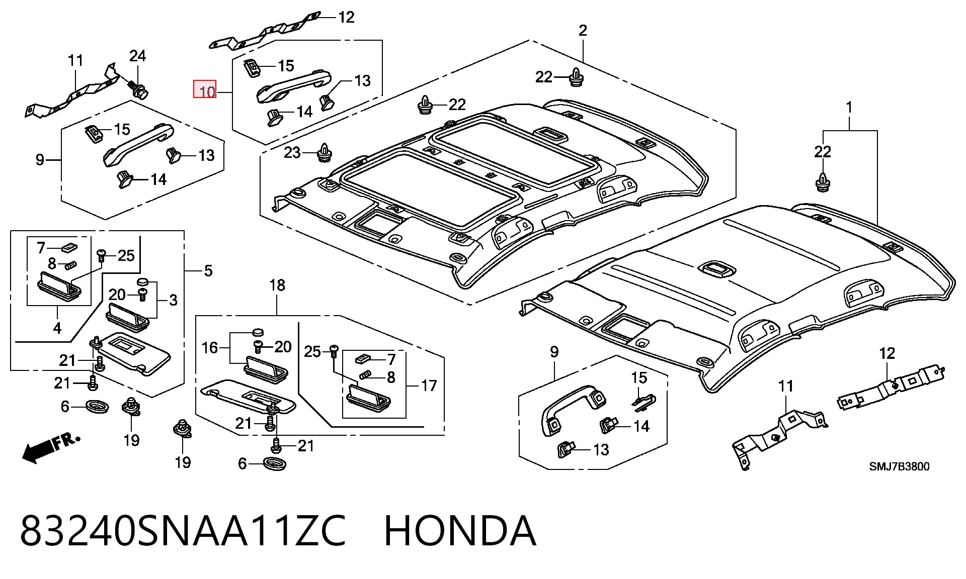 83240SNAA11ZC Honda