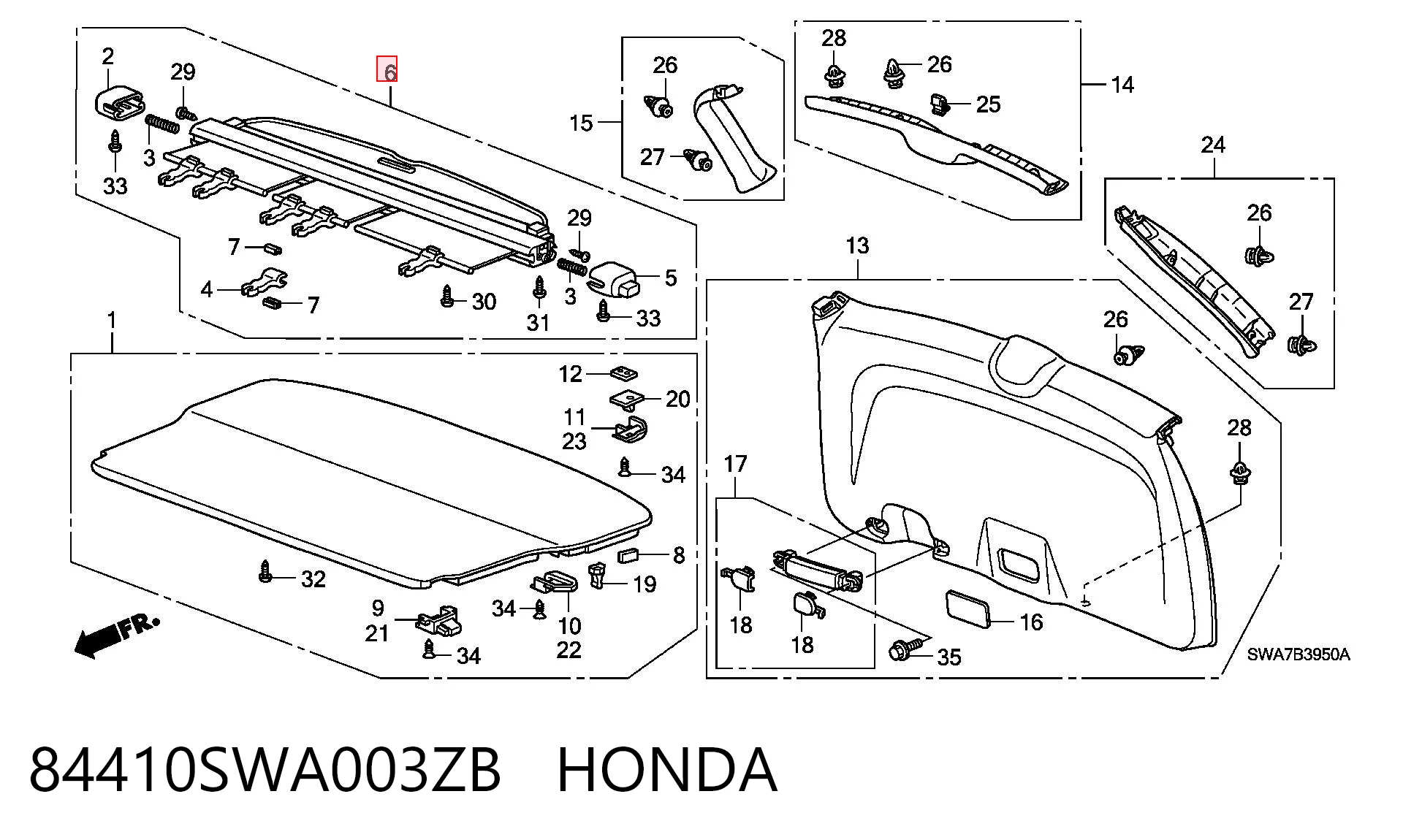 84410SWA003ZB Honda