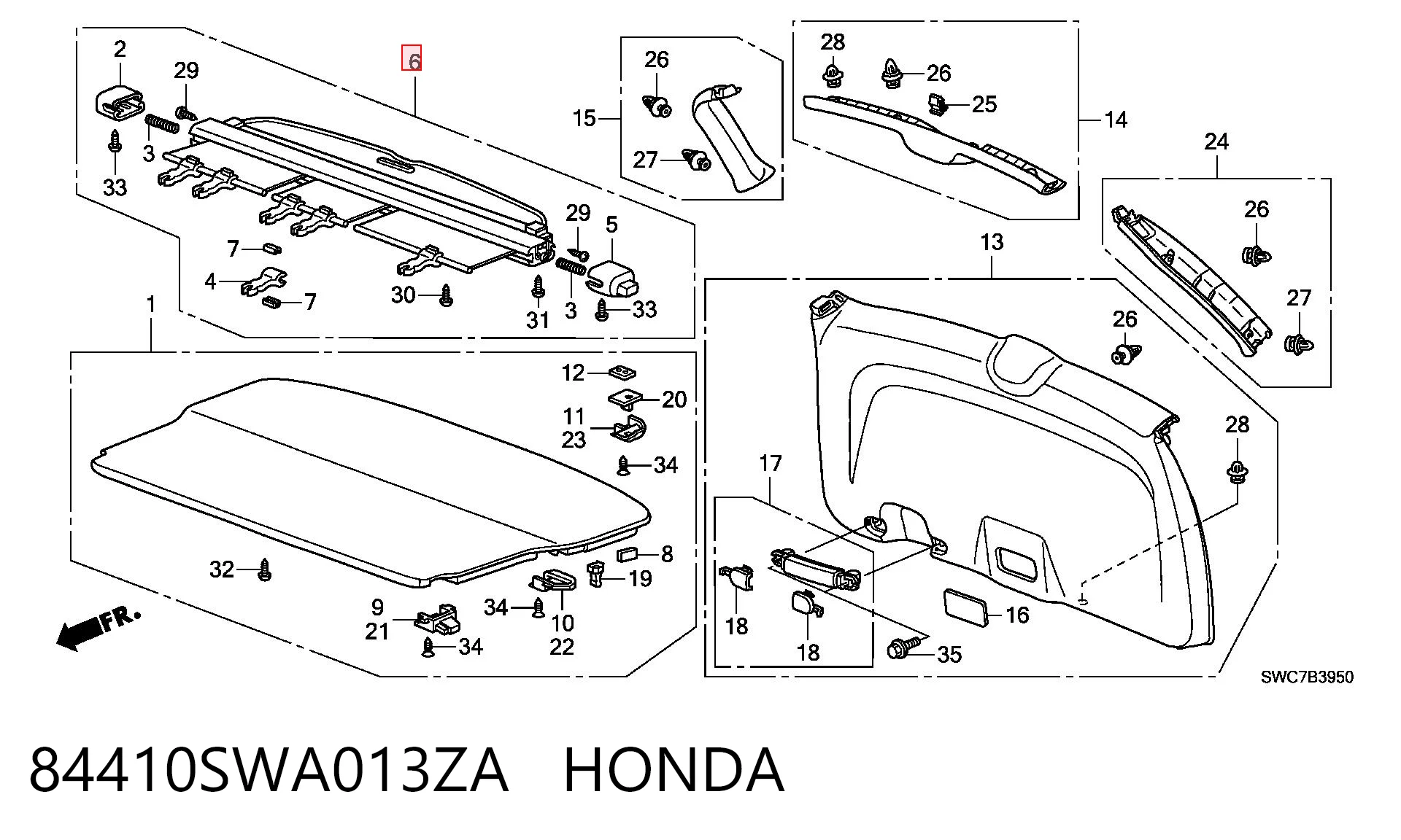 84410SWA013ZA Honda
