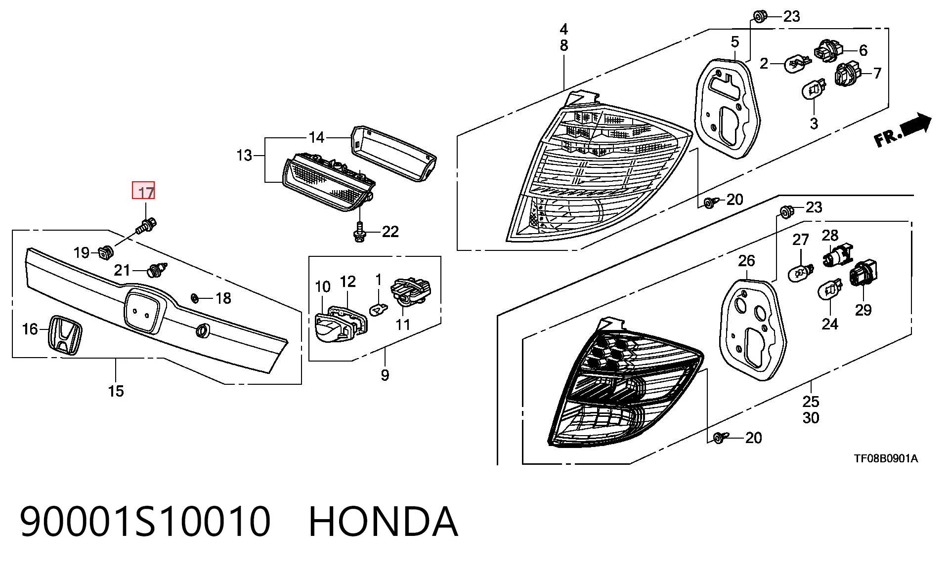 90001S10010 Honda