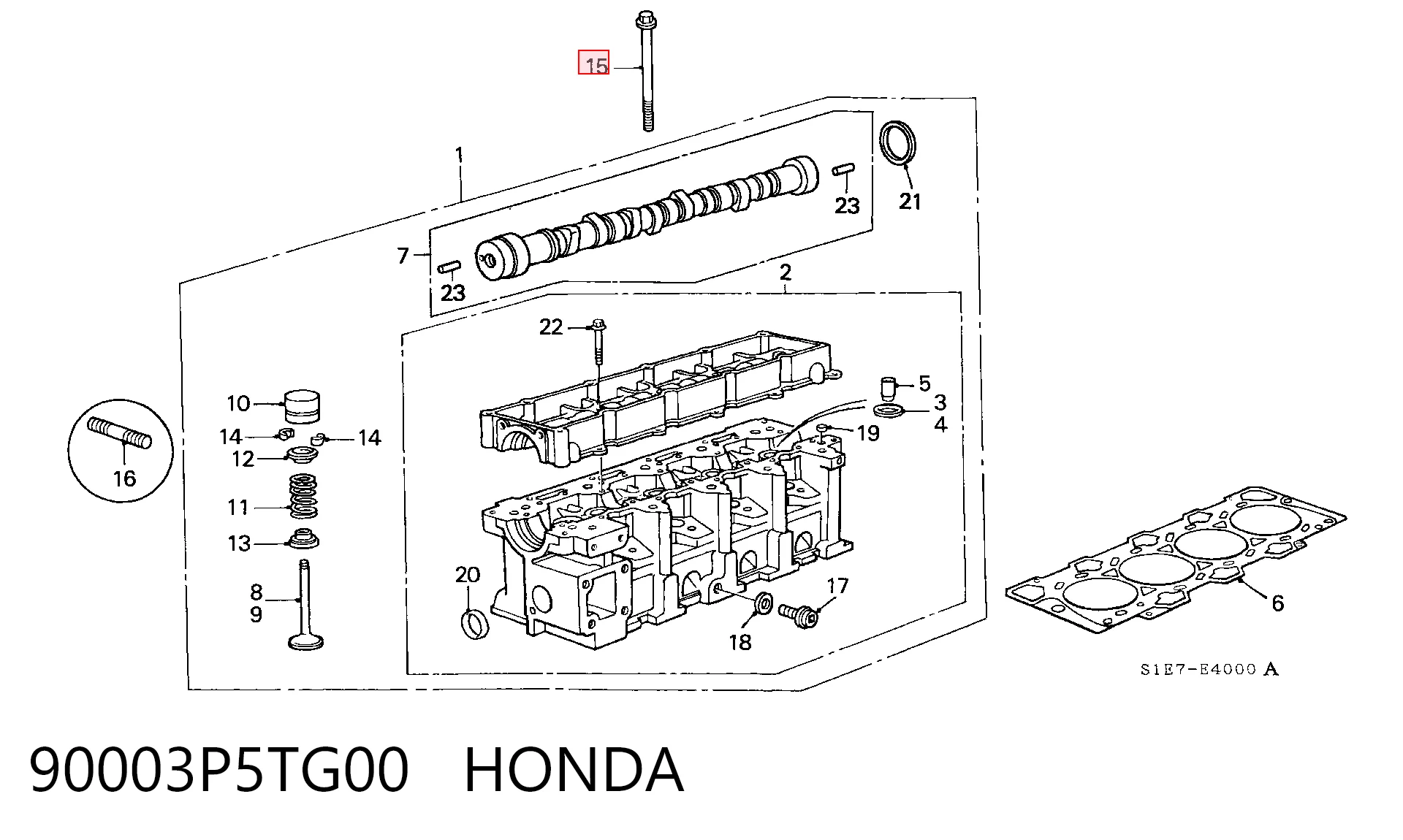 90003P5TG00 Honda