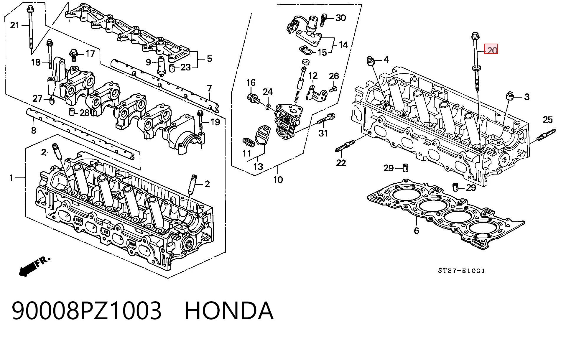 Tornillo de culata Honda Civic VI sedán comprar en España