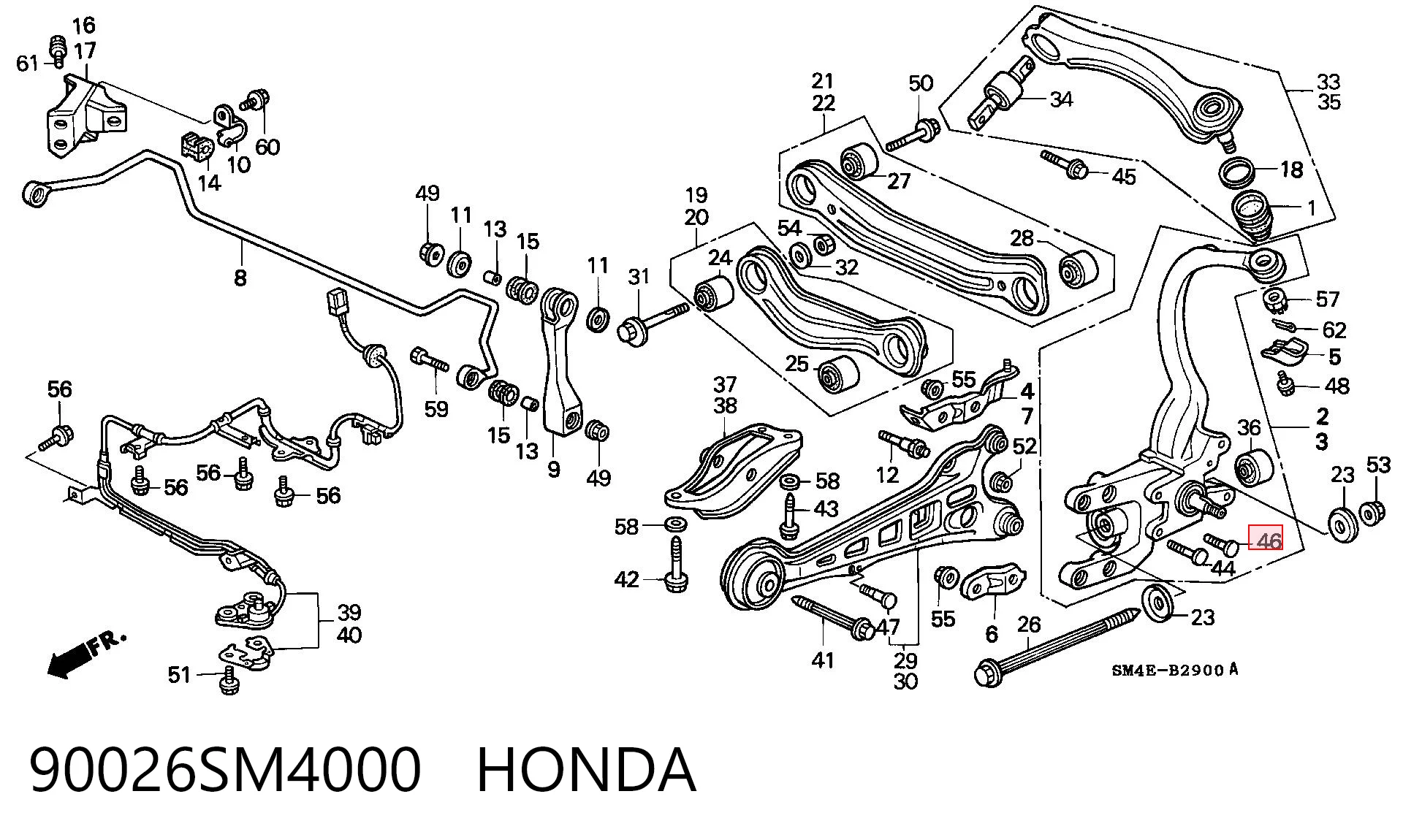 90026SM4000 Honda