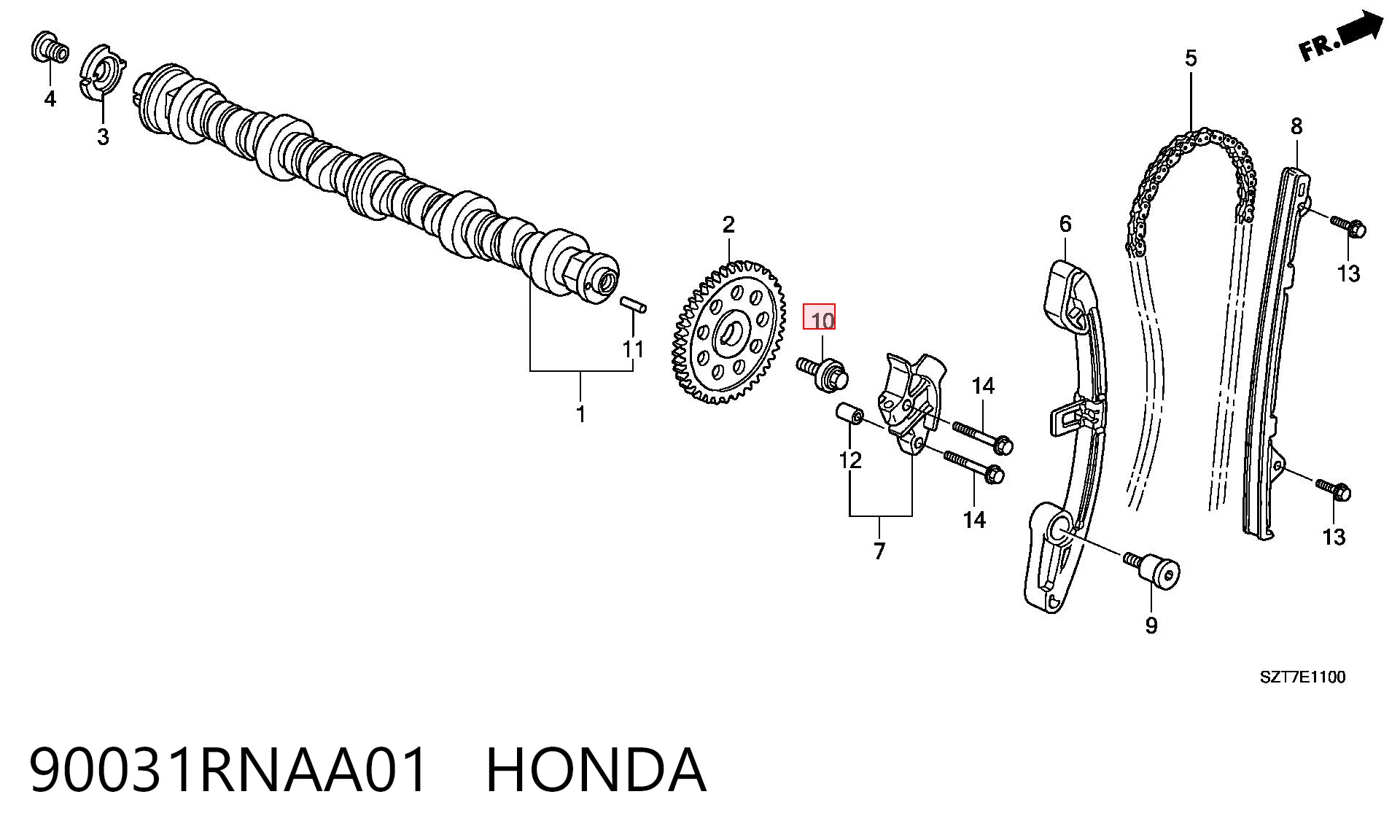 90031RNAA01 Honda