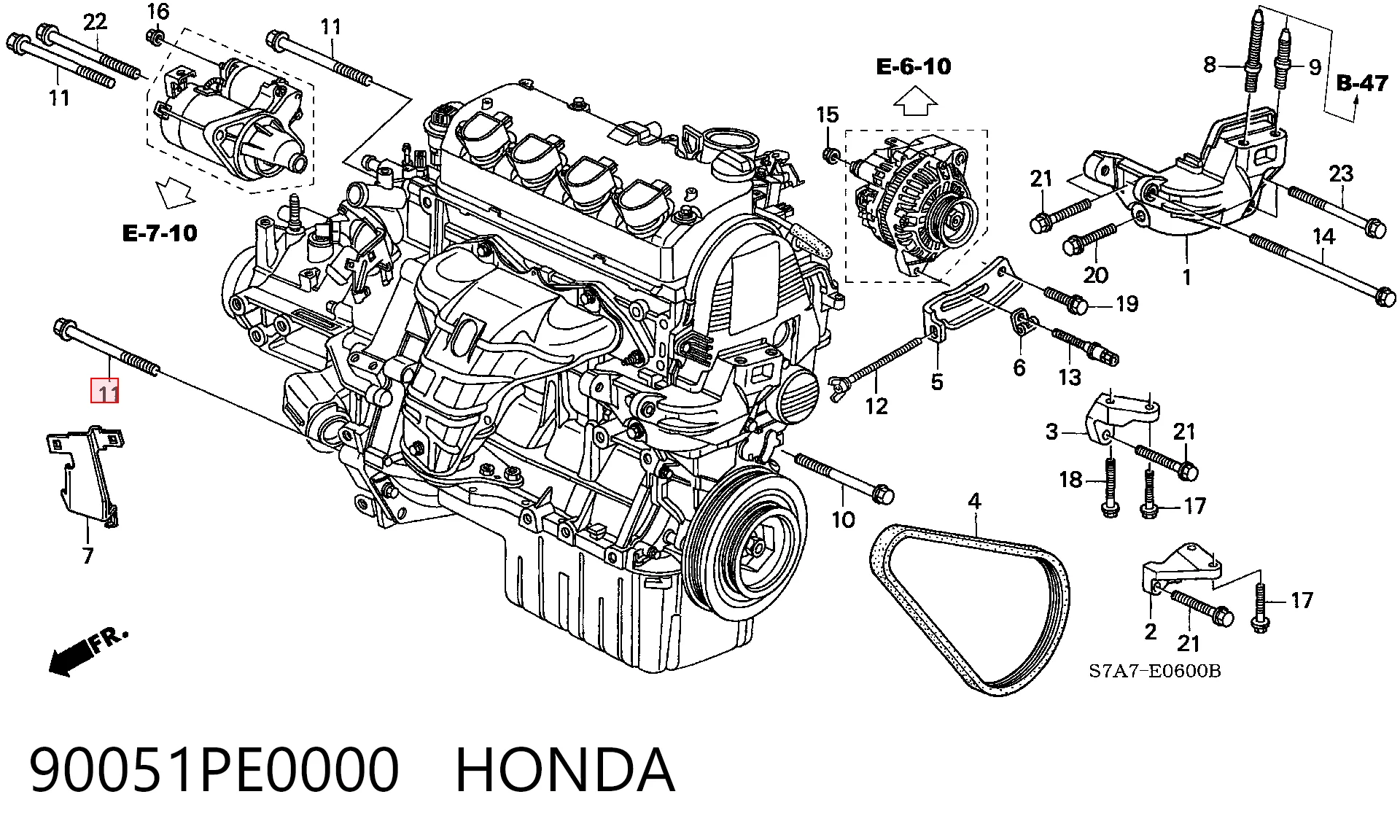 90051PE0000 Honda