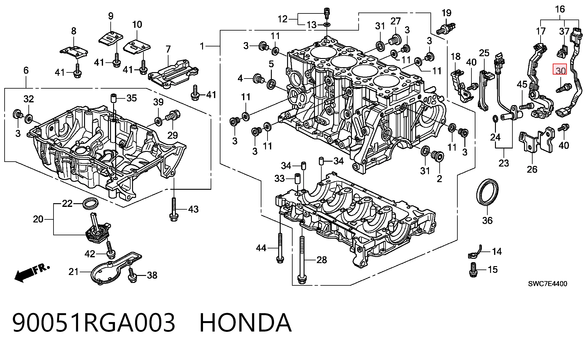 90051RGA003 Honda