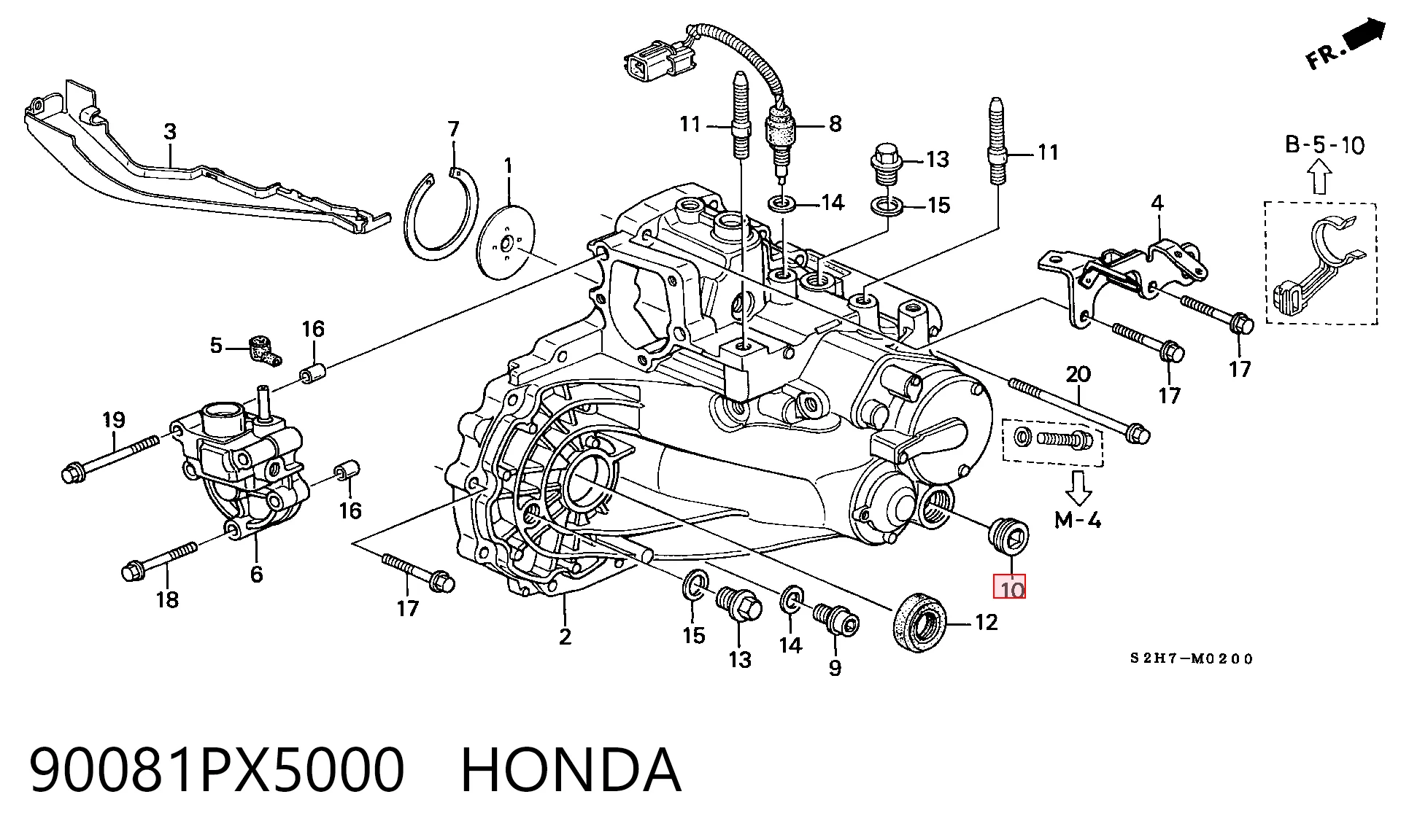 90081PX5000 Honda
