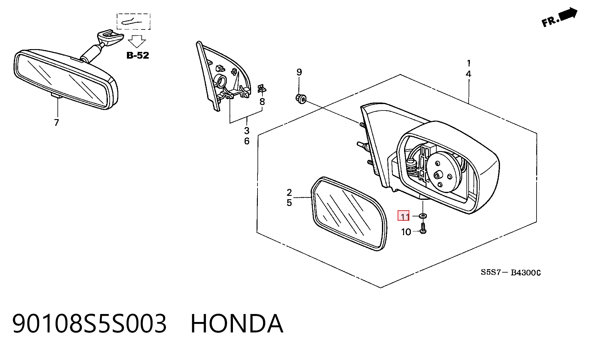 90108S5S003 Honda
