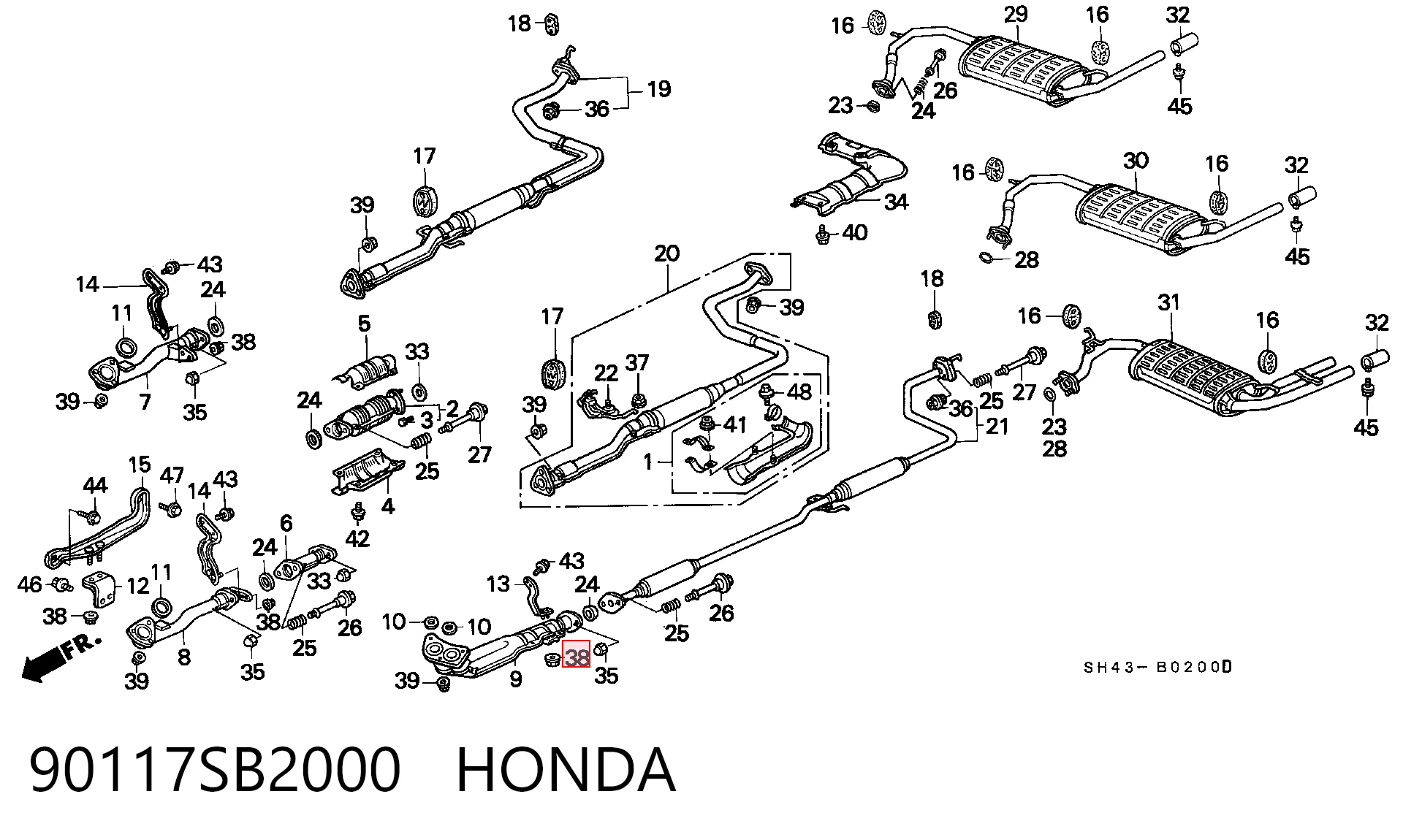 90117SB2000 Honda