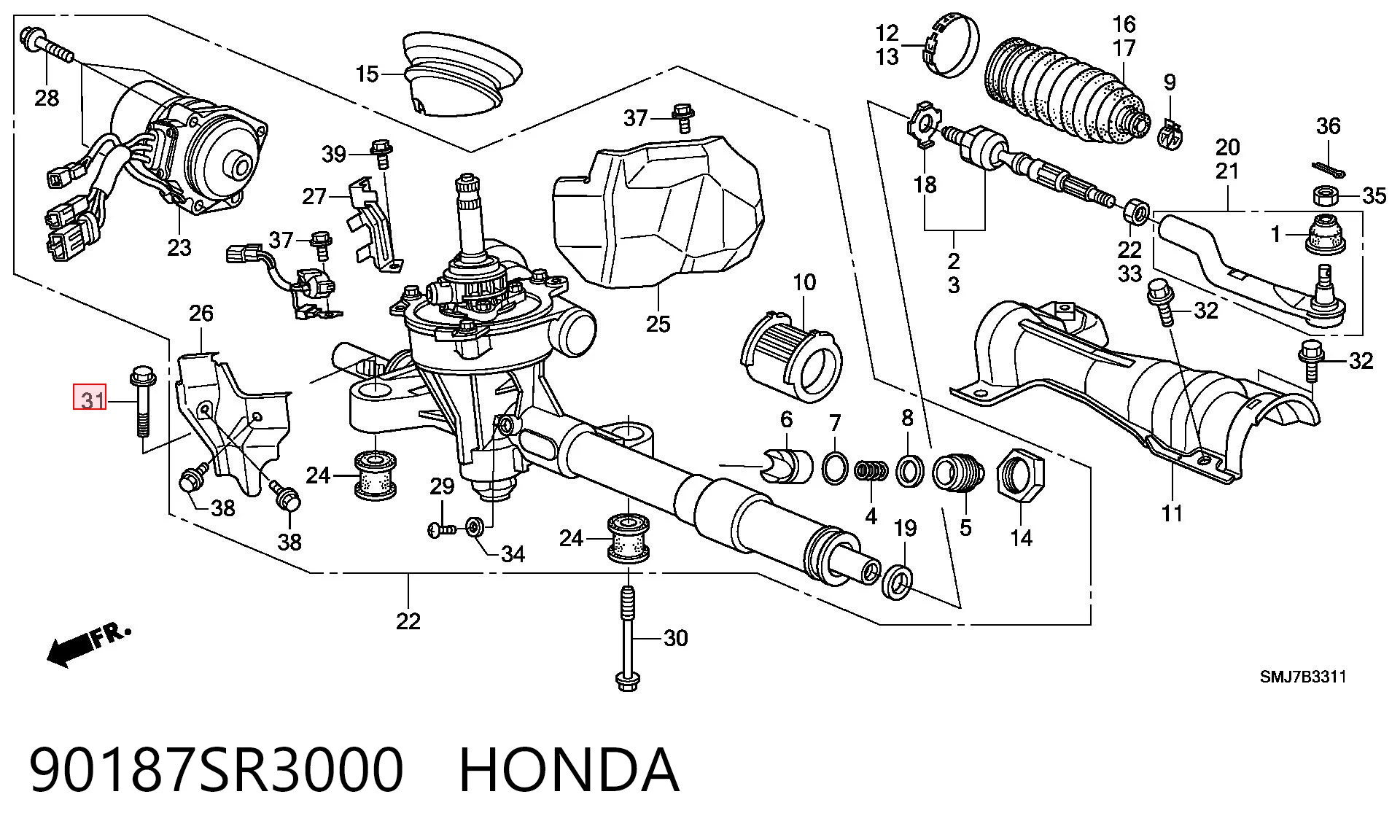 90187SR3000 Honda