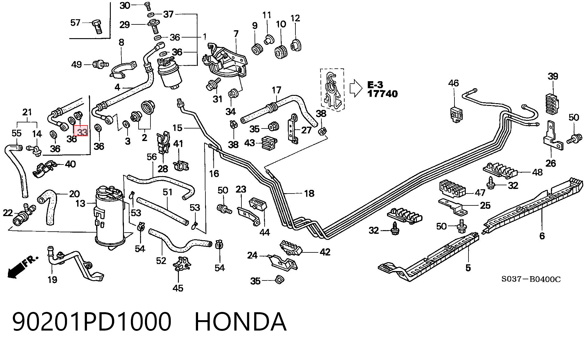 90201PD1000 Honda