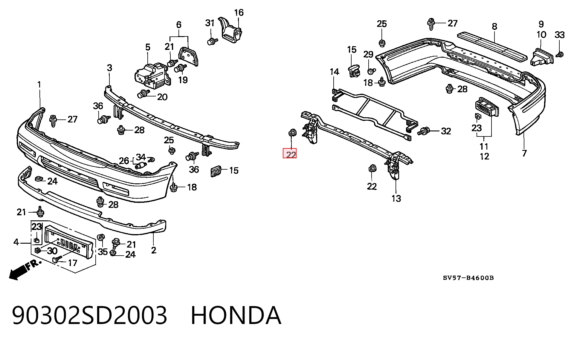 90302SD2003 Honda