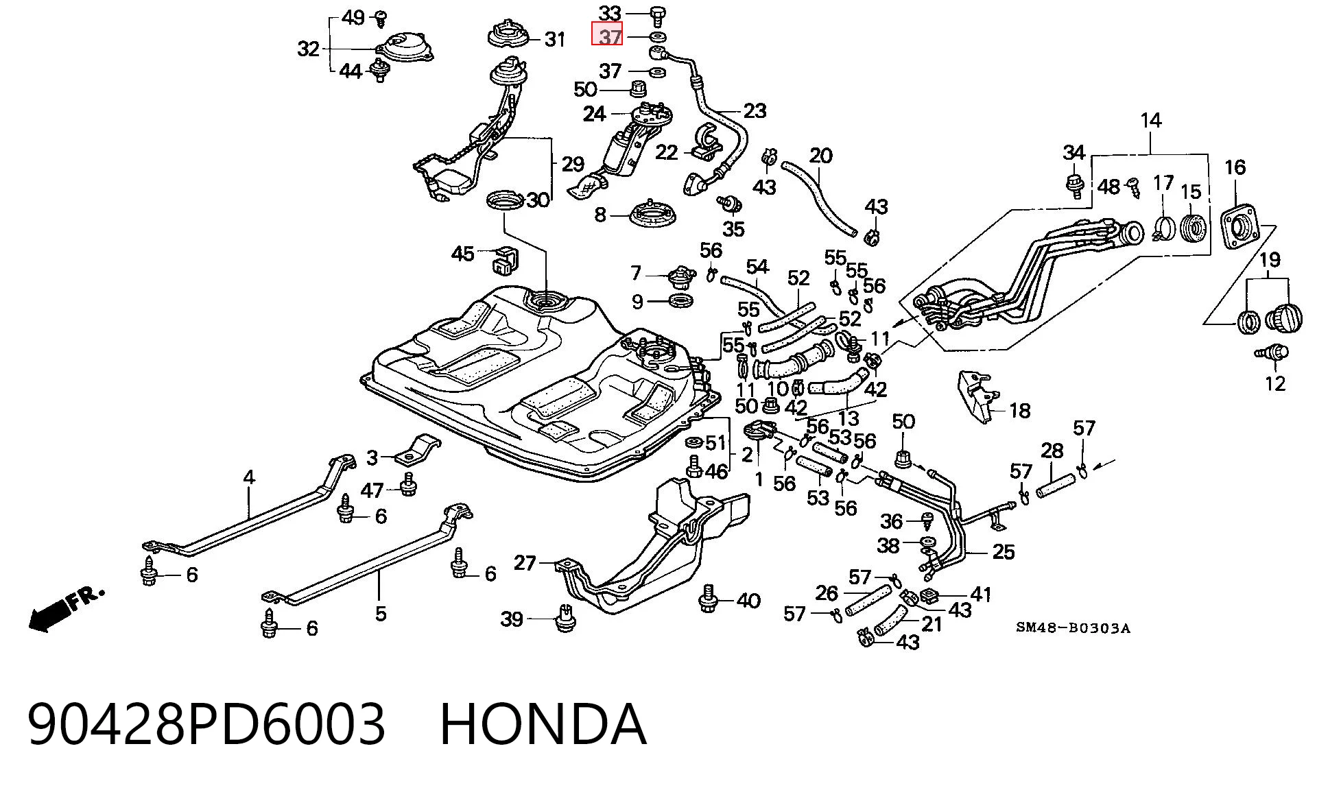 90428PD6003 Honda 