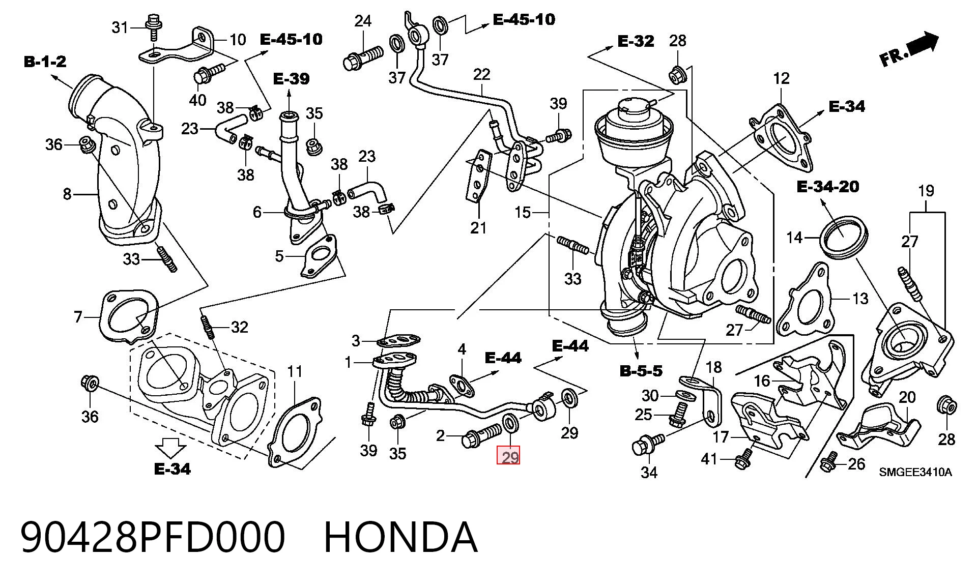 90428PFD000 Honda