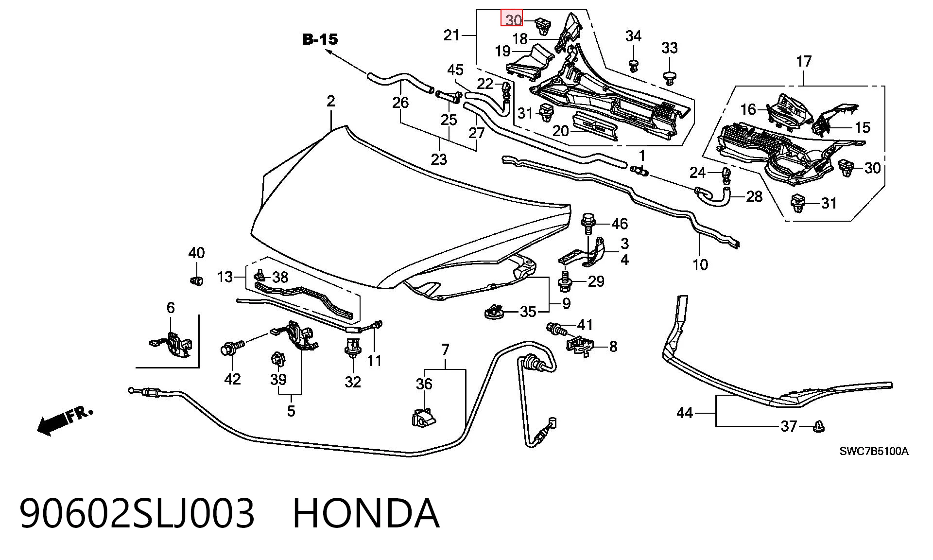 90602SLJ003 Honda 
