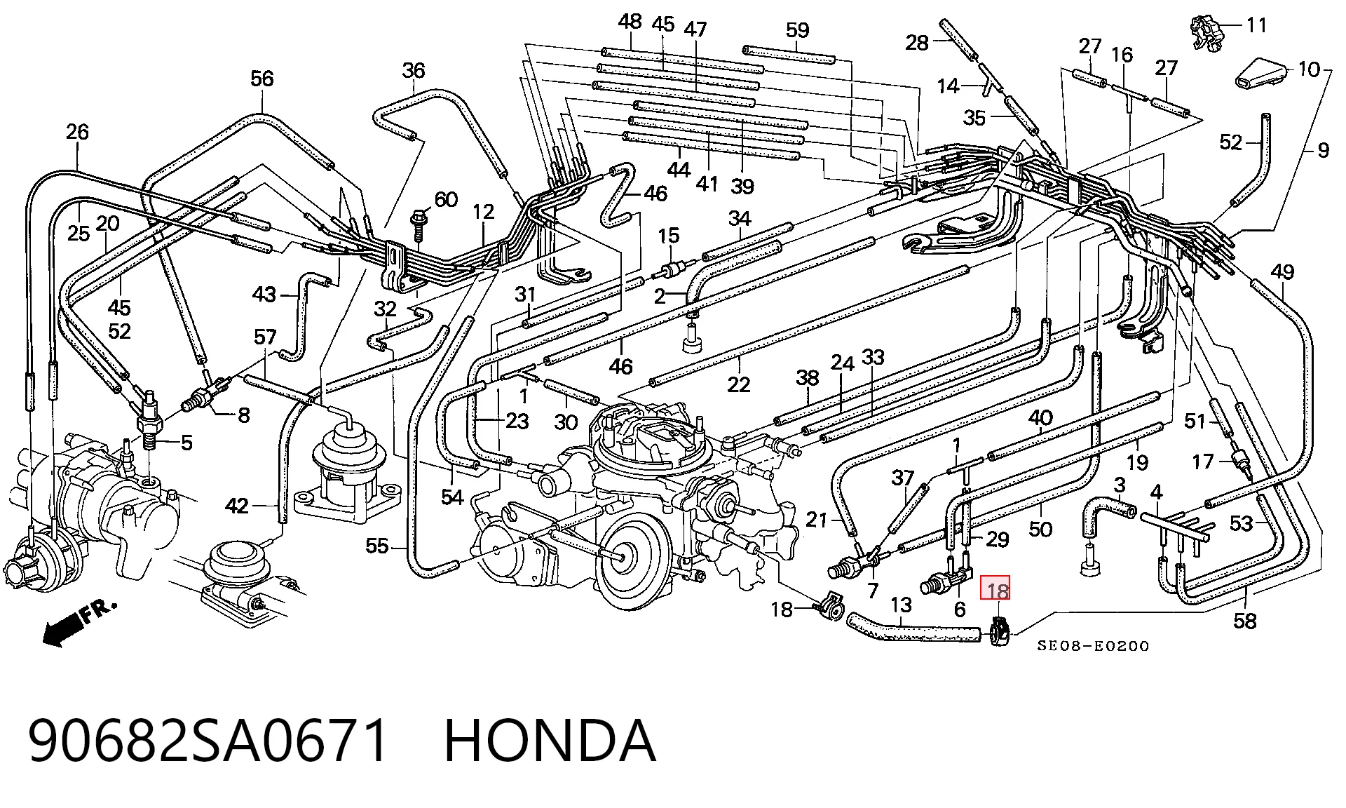 90682SA0671 Honda