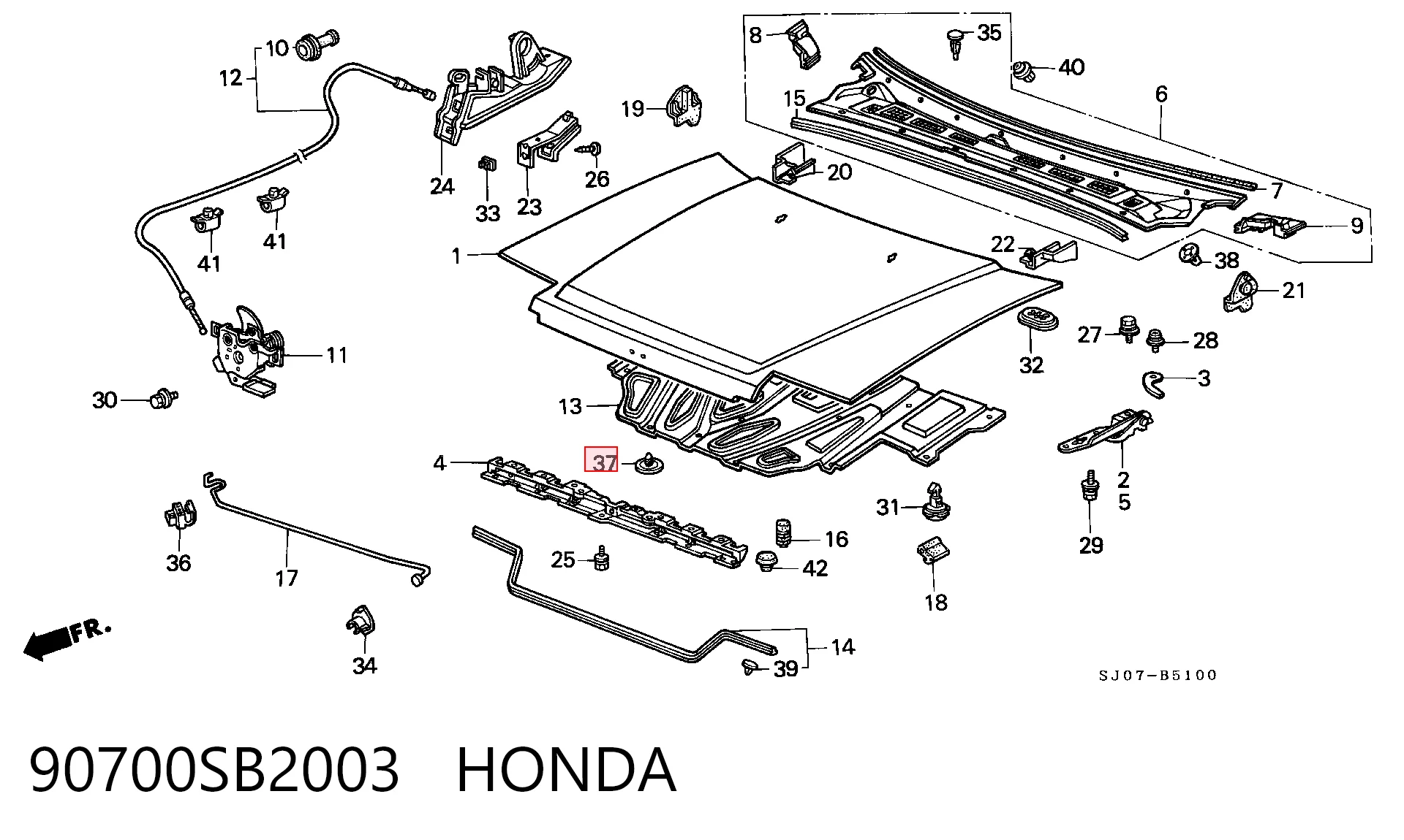 90700SB2003 Honda