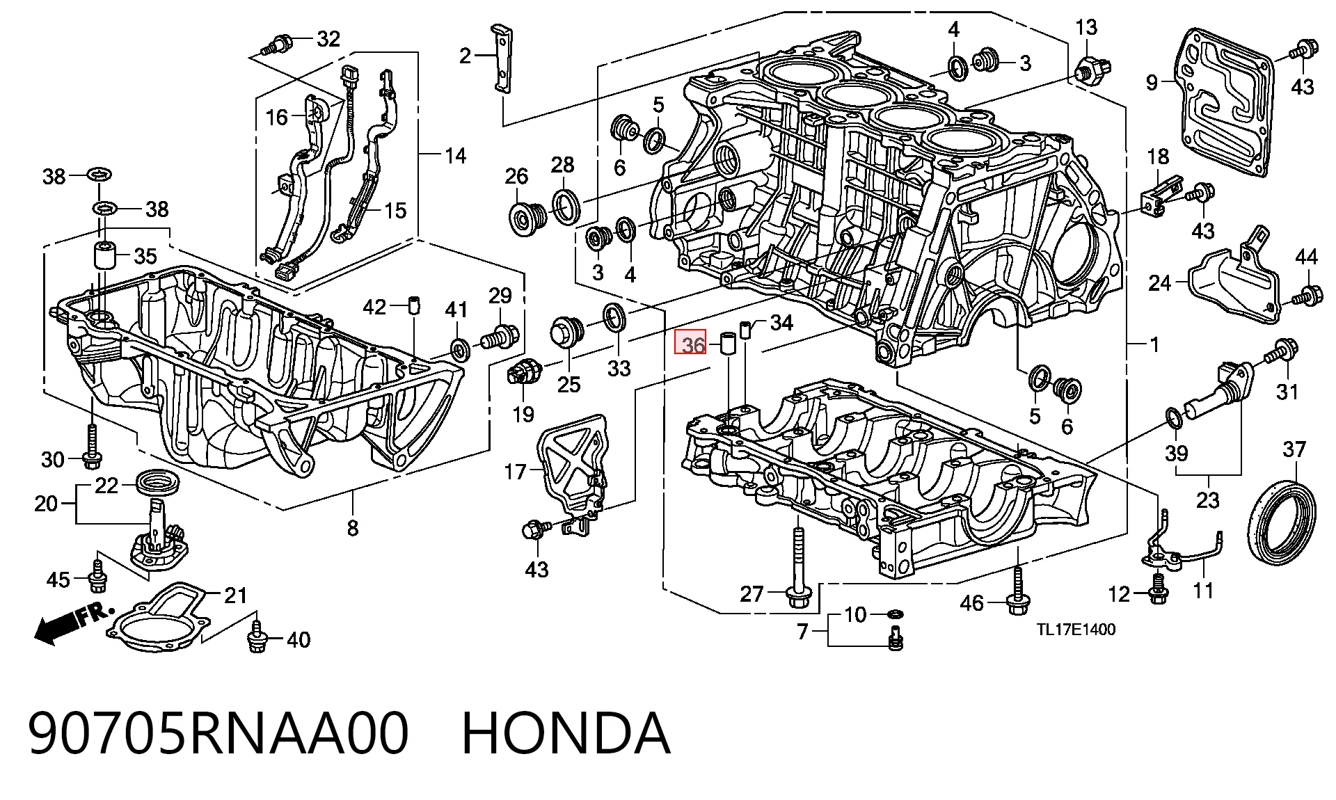 90705RNAA00 Honda