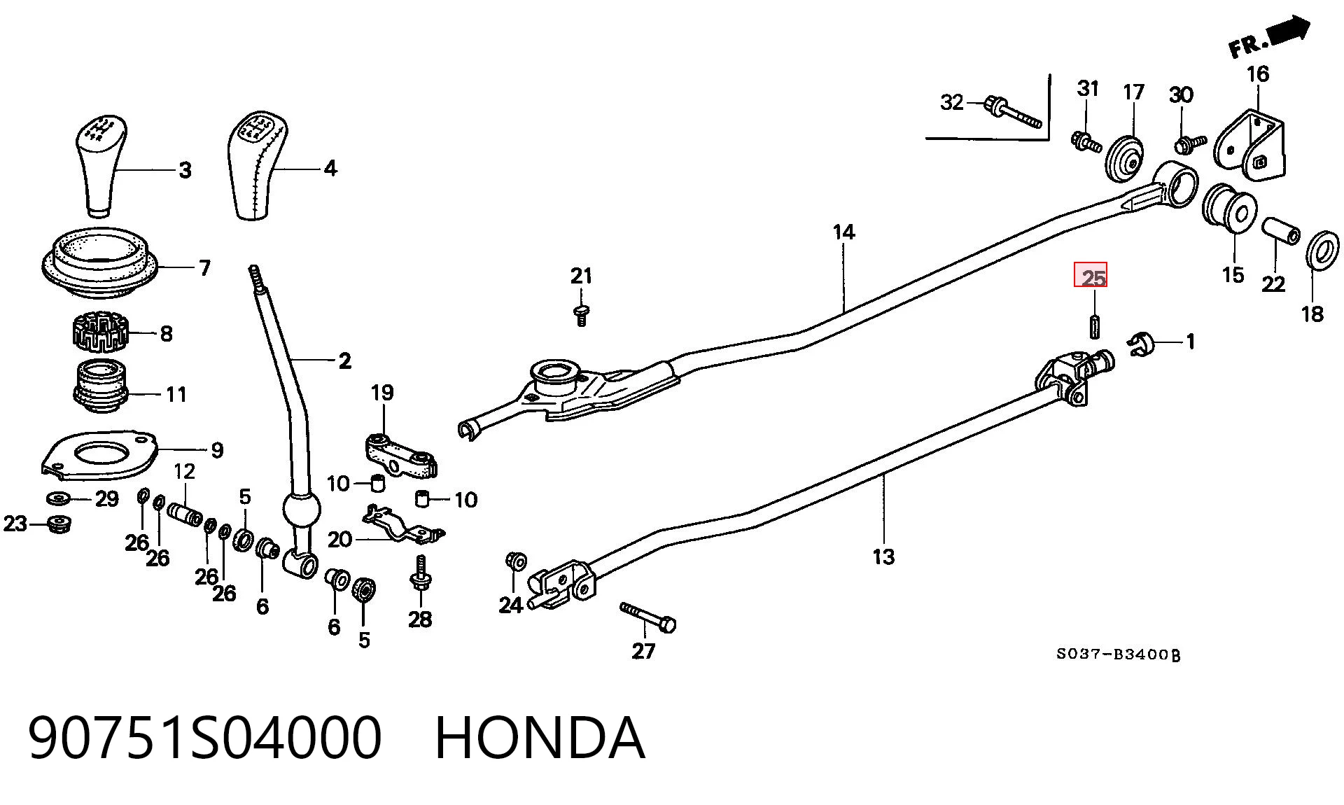 90751S04000 Honda