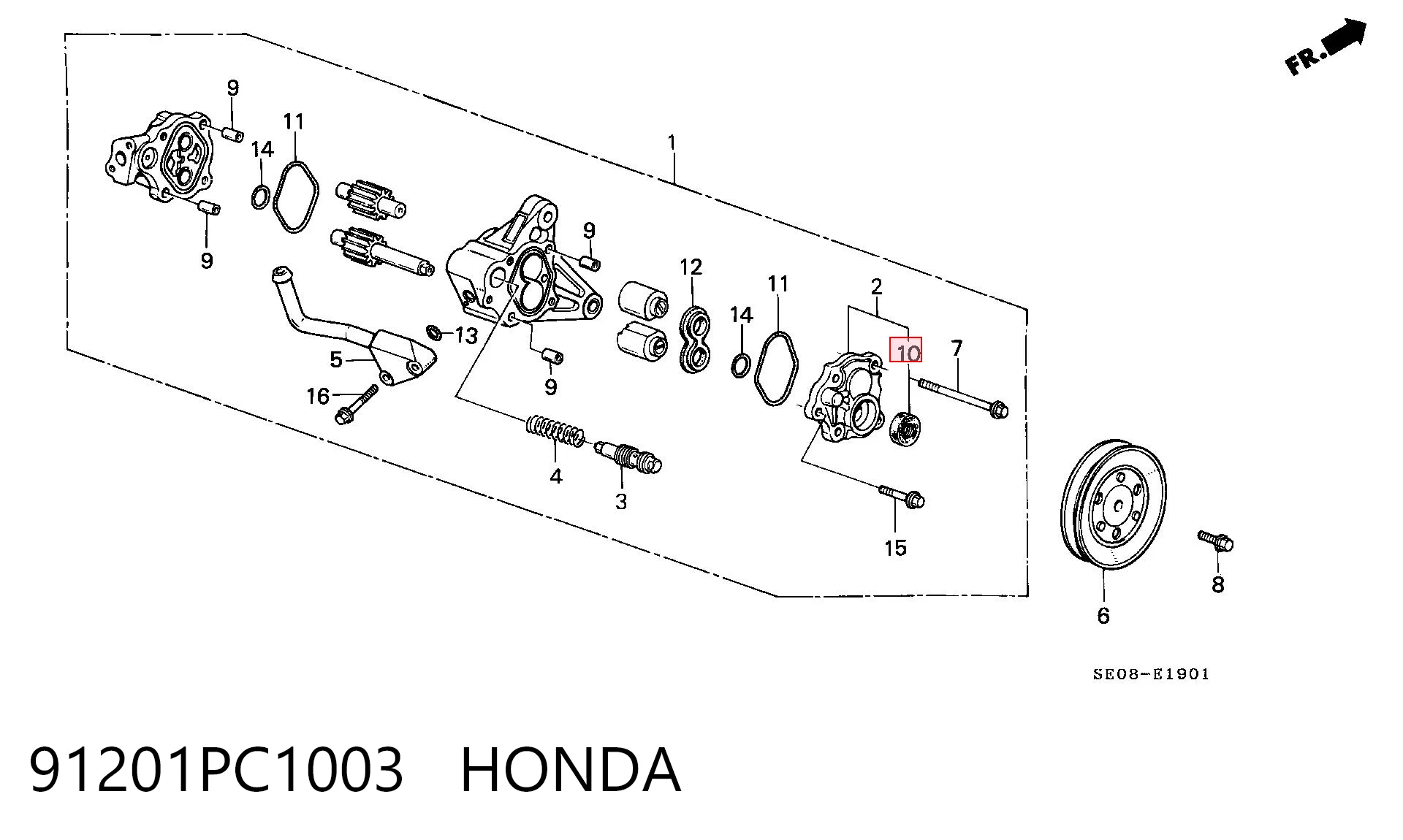 91201PC1003 Honda