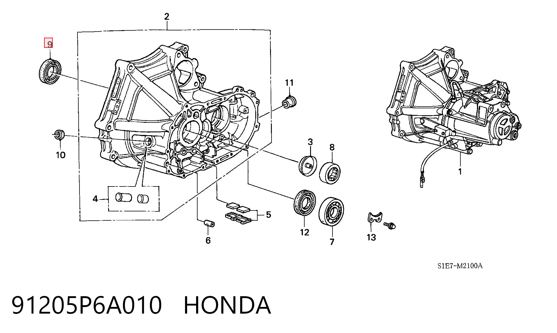 91205P6A010 Honda