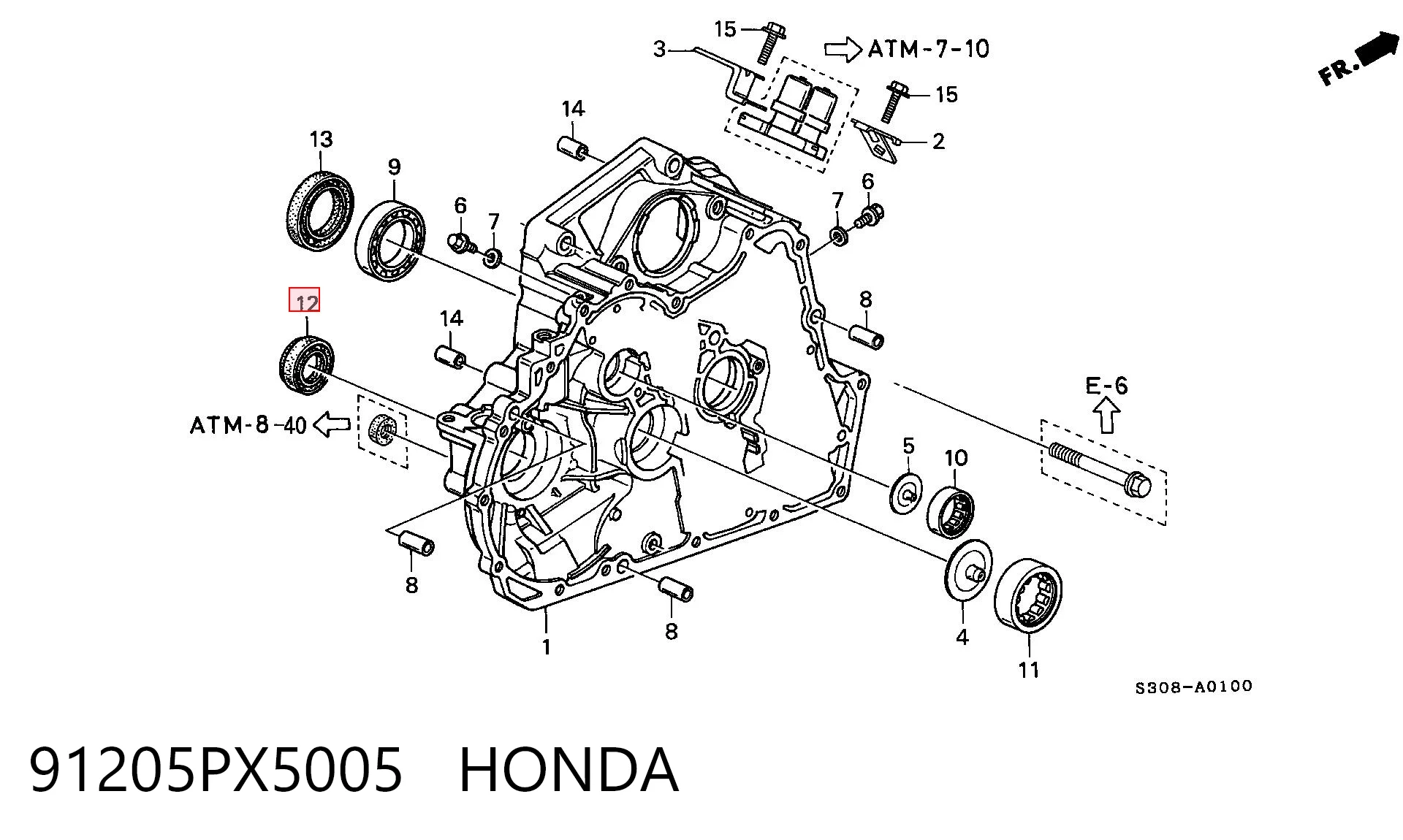 Retén del semieje delantero izquierdo Mazda 91206PE6003 precio, desde 5,12 EUR