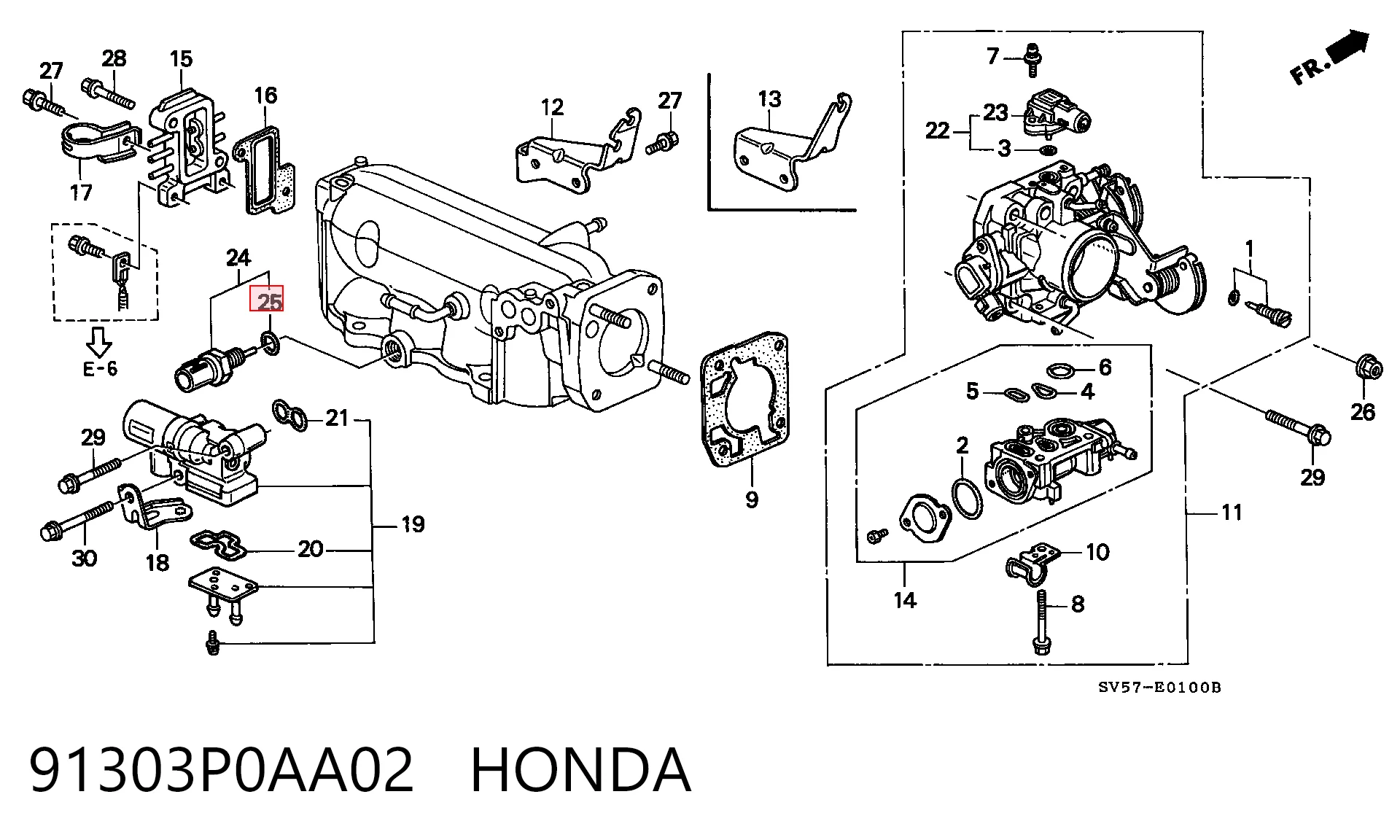 91303P0AA02 Honda