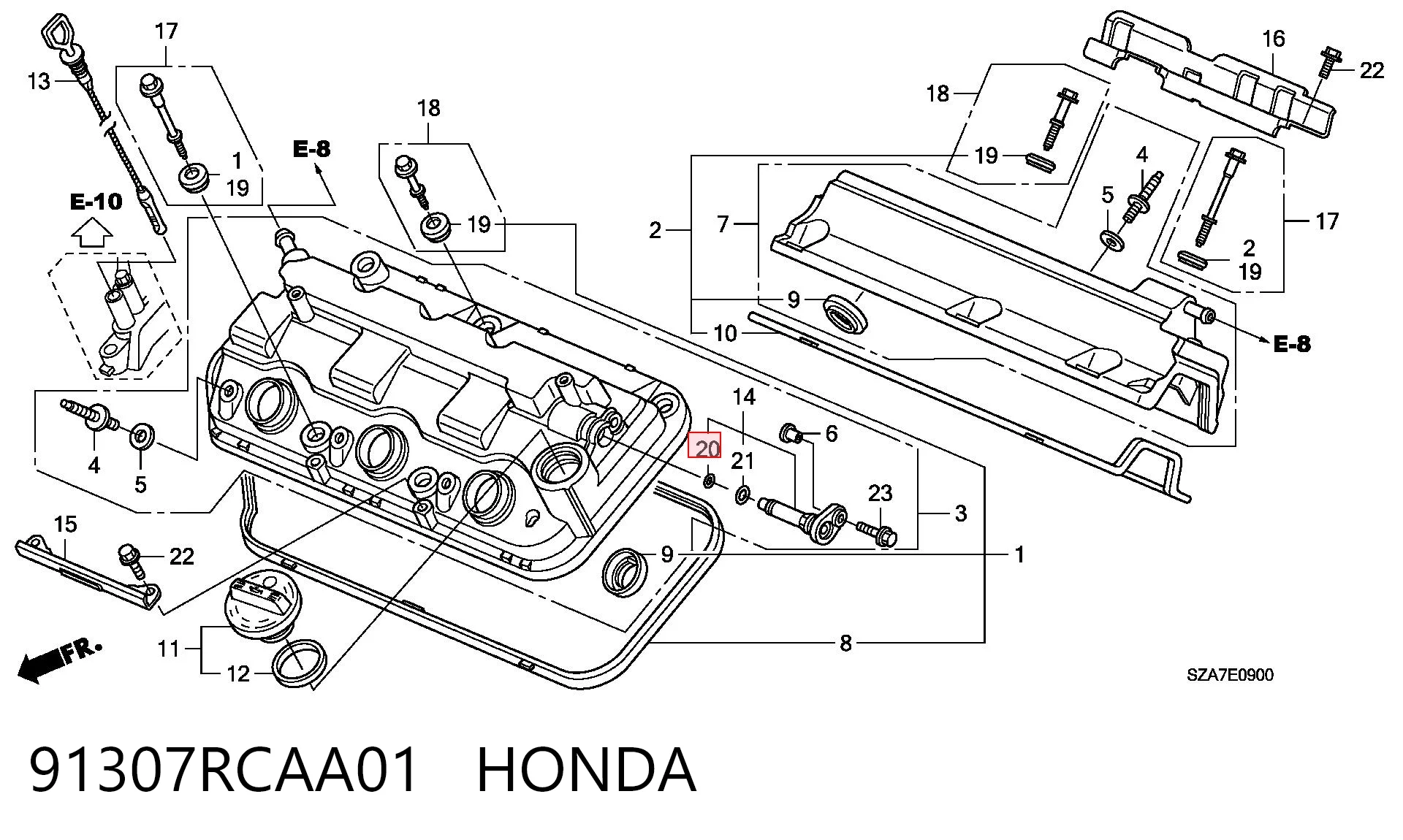 91307RCAA01 Honda
