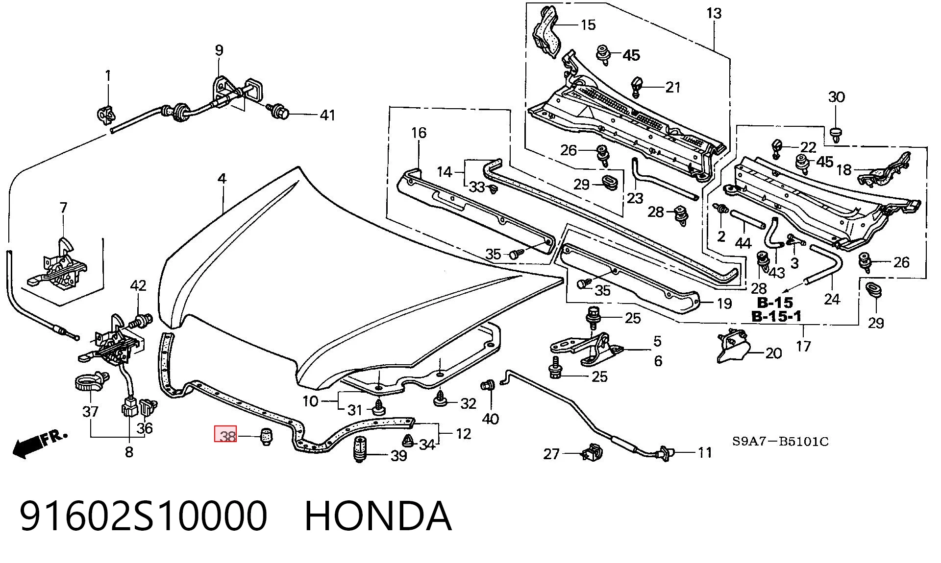 91602S10000 Honda